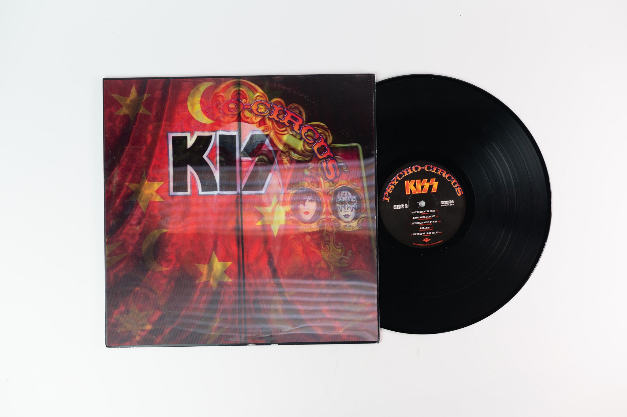 Kiss - Psycho Circus on Mercury Lenticular Cover