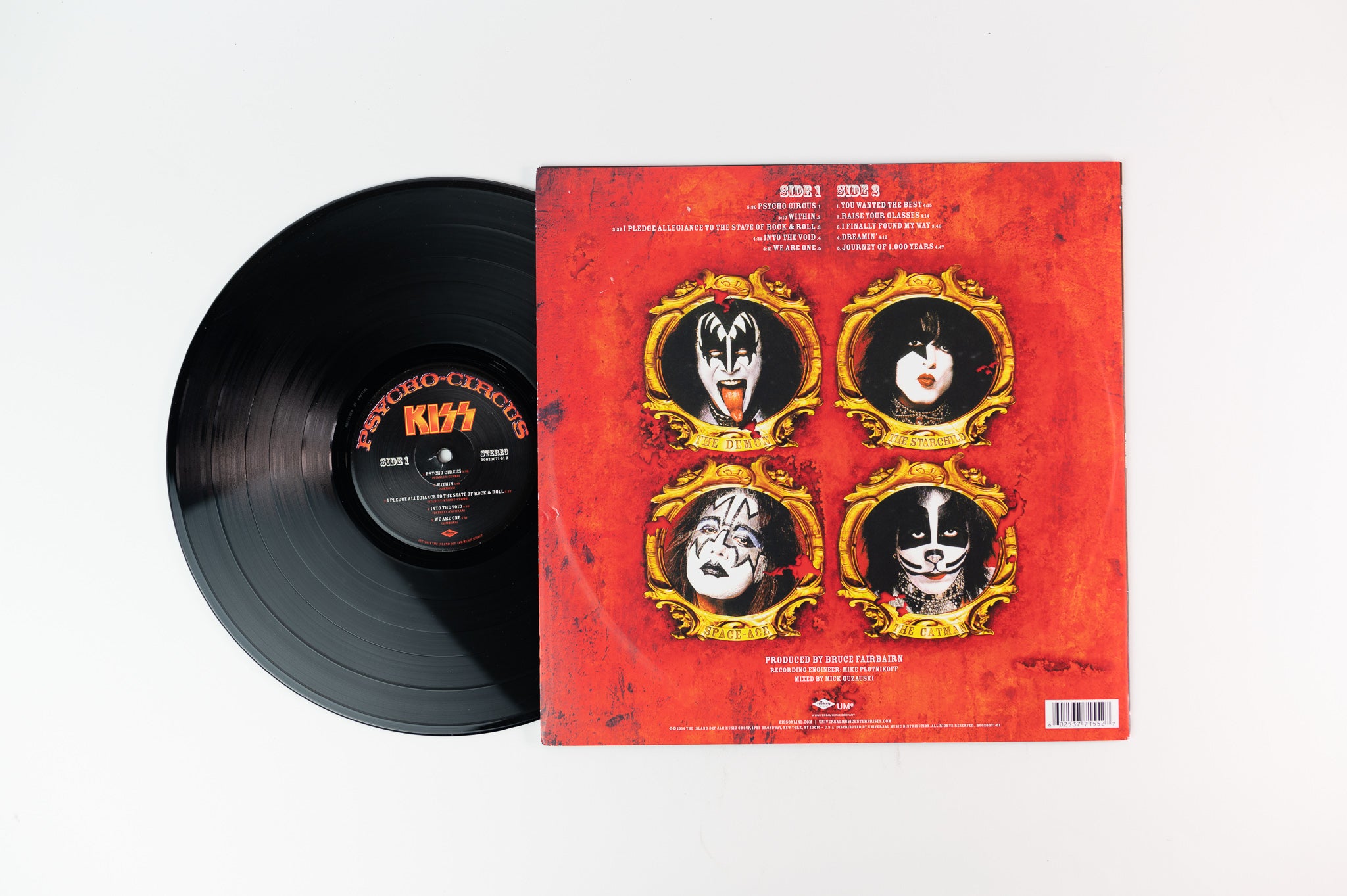 Kiss - Psycho Circus on Mercury Lenticular Cover