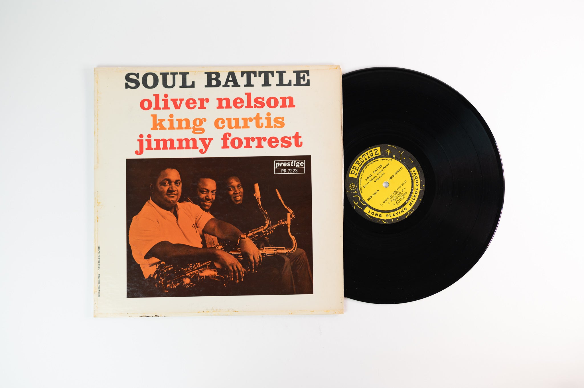 Oliver Nelson, King Curtis, Jimmy Forrest - Soul Battle on Prestige - Bergenfield Mono