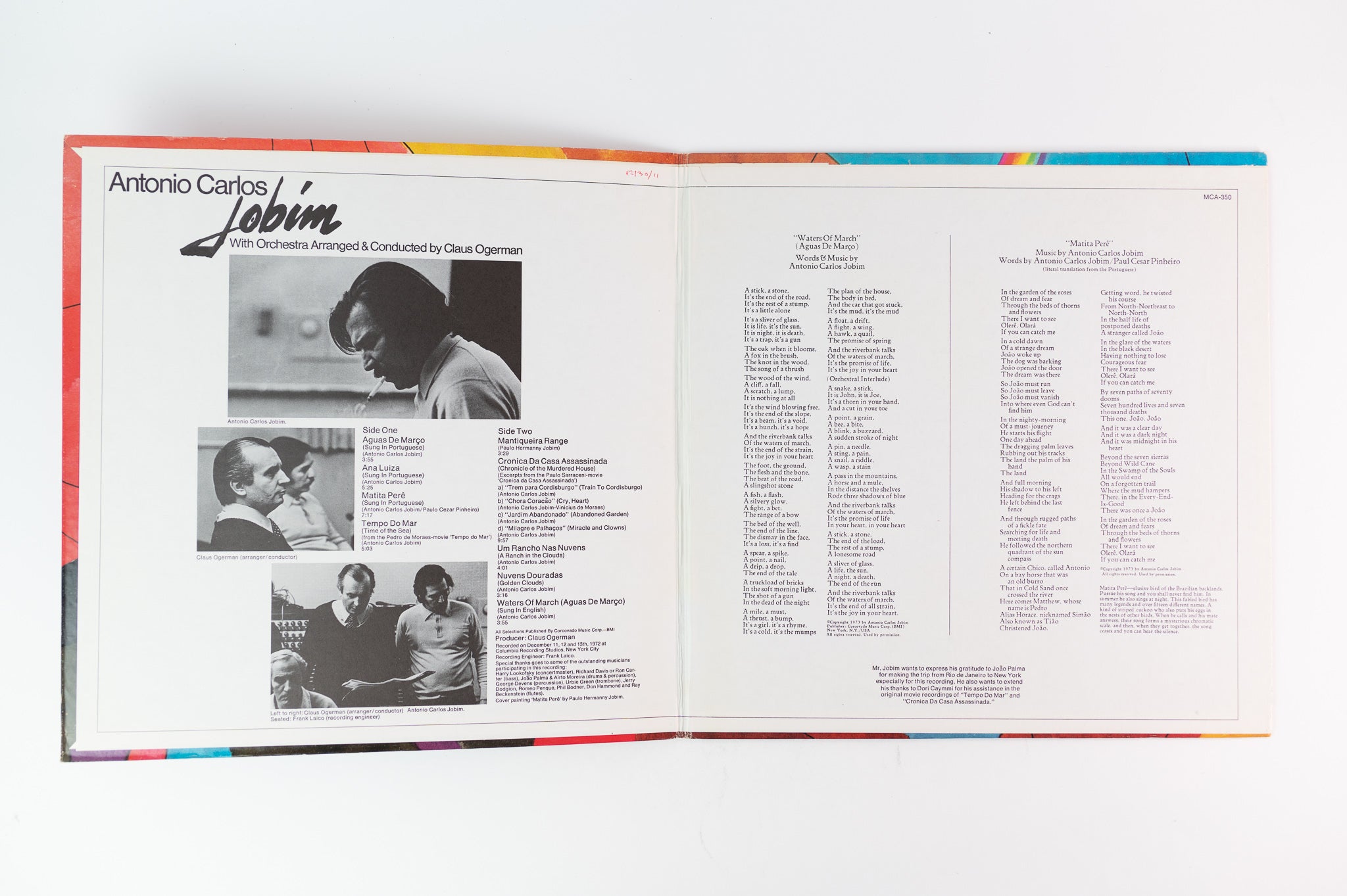 Antonio Carlos Jobim - Jobim on MCA