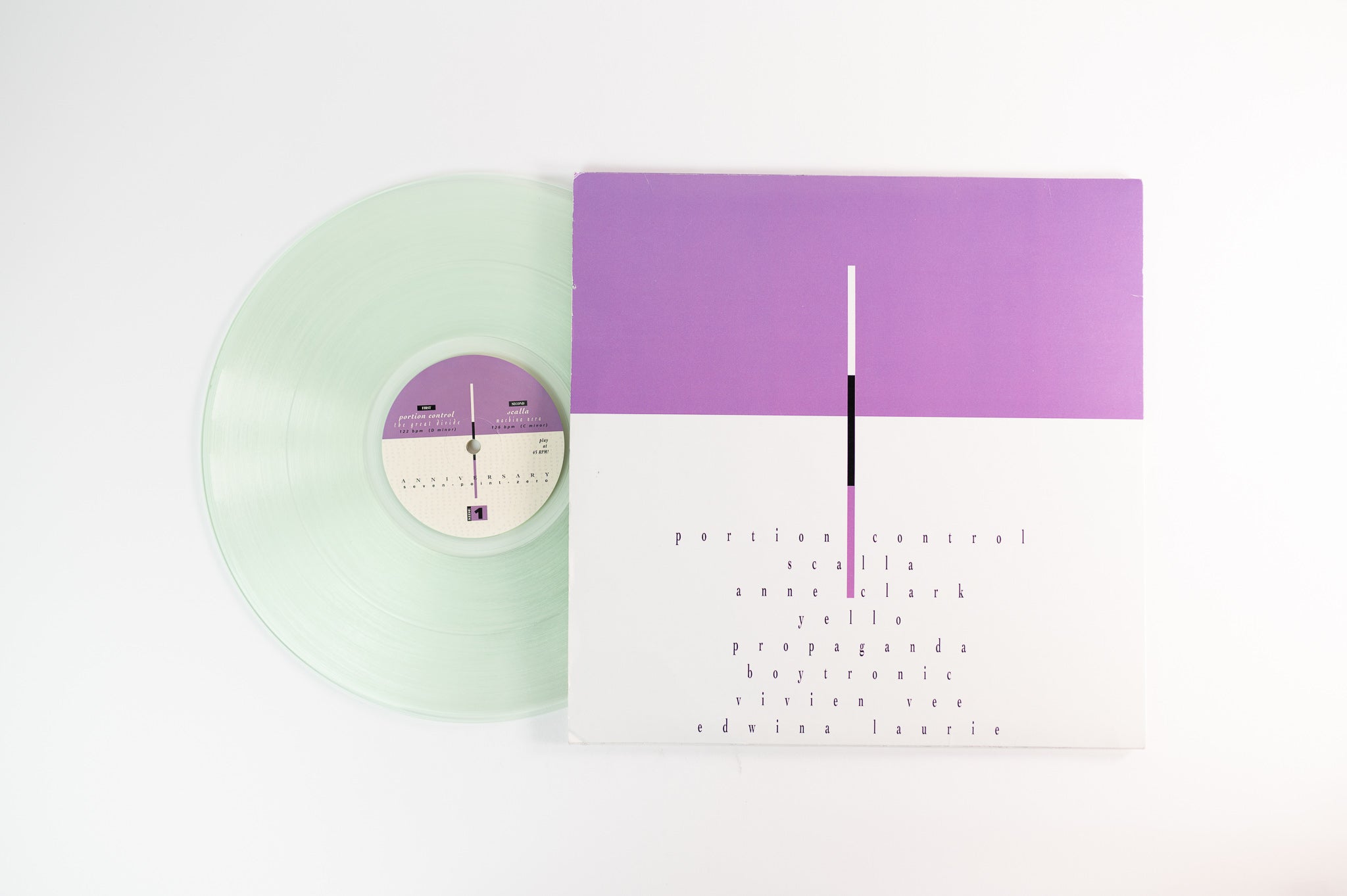 Various - Razormaid - Anniversary Seven-Point–Zero on Razormaid Records - Coke Bottle Clear Vinyl