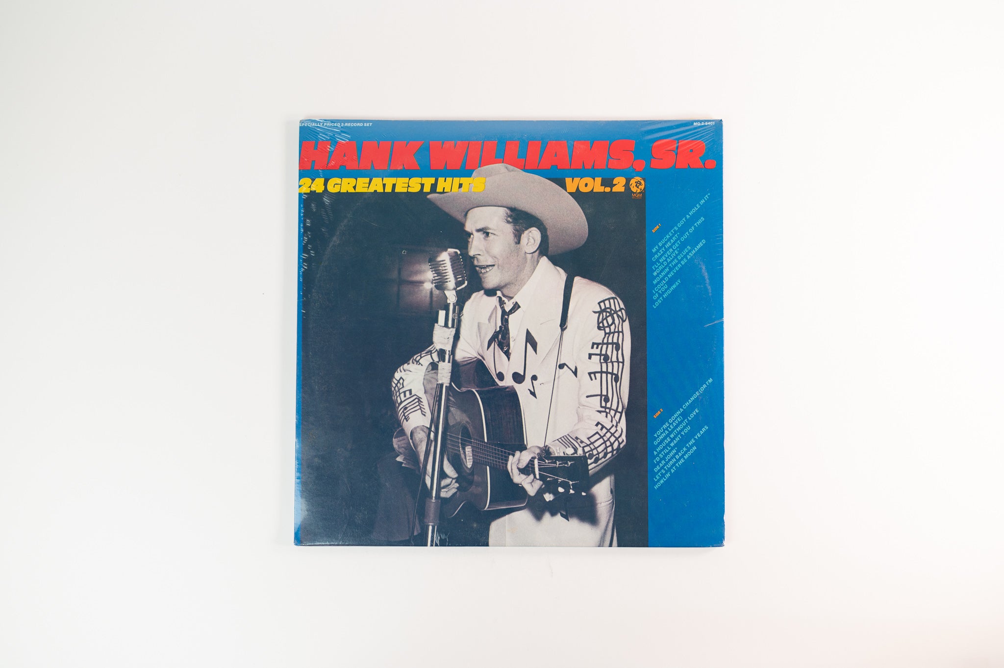 Hank Williams - 24 Greatest Hits Vol. 2 on MGM Records - Sealed, image size:2048x1363