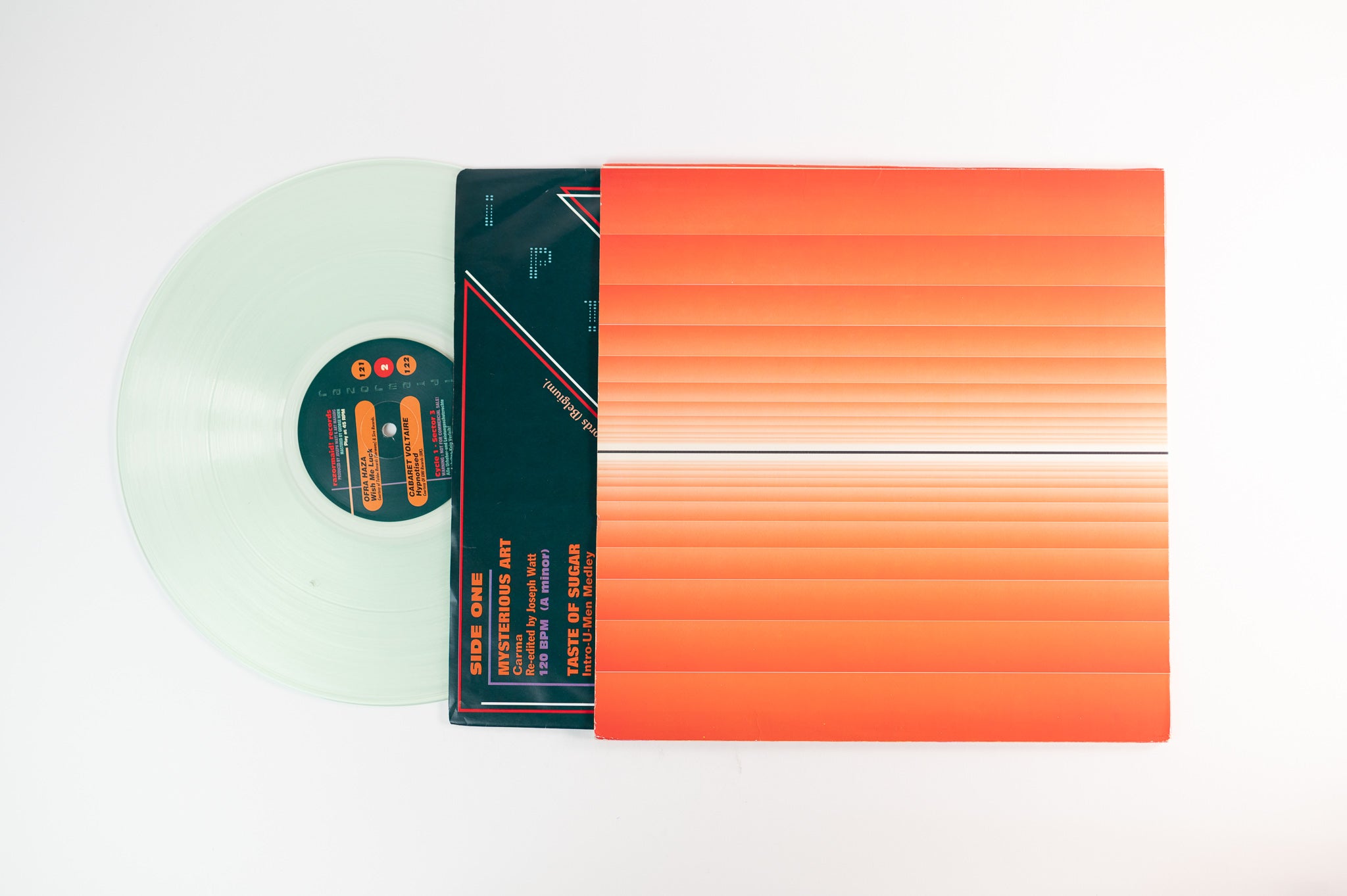 Various - Cycle One - Sector Three on Razormaid Records - Coke Bottle Clear Vinyl