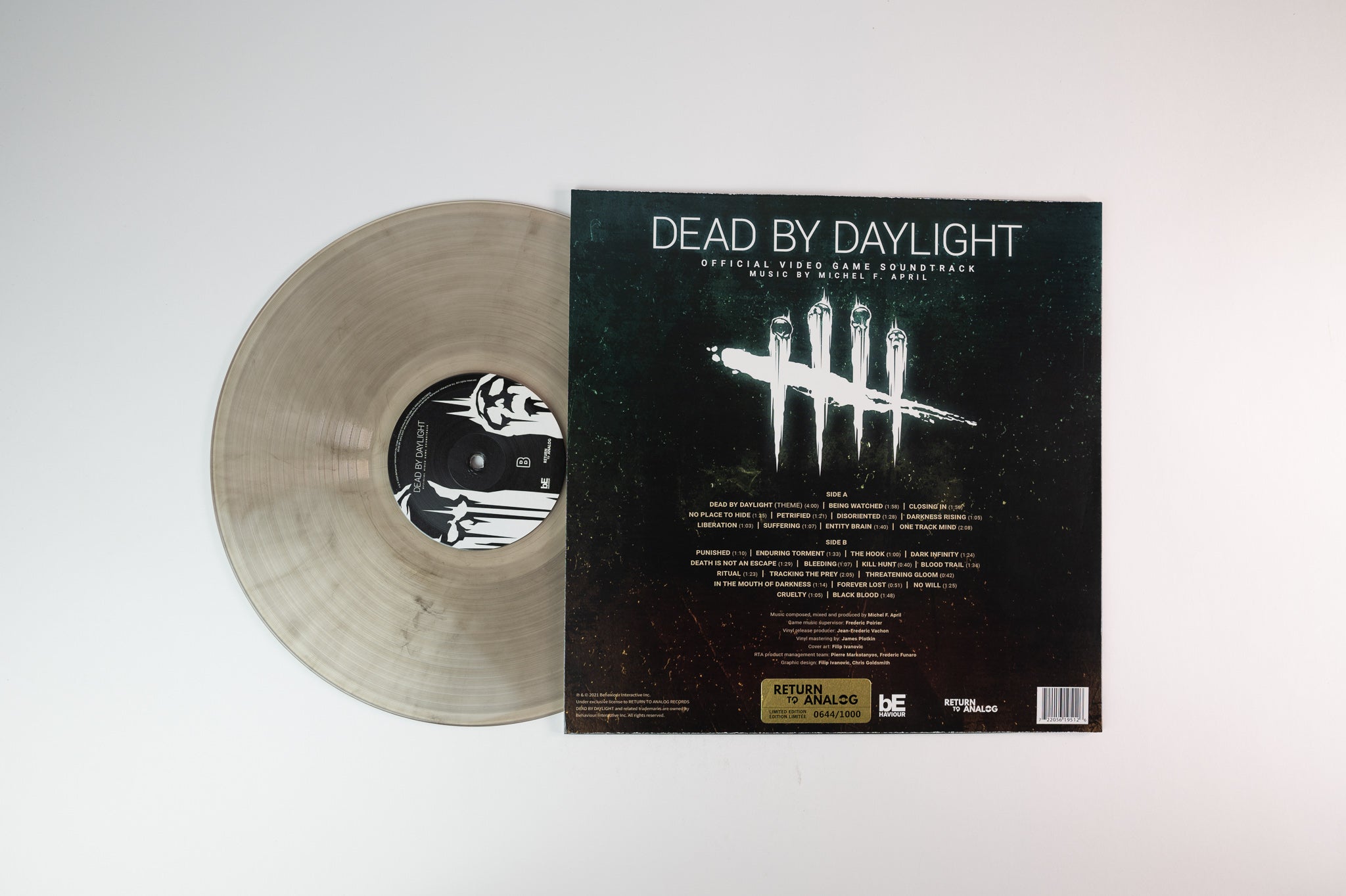 Michel F. April - Dead By Daylight (Official Video Game Soundtrack) on Return To Analog - Black Fog Vinyl
