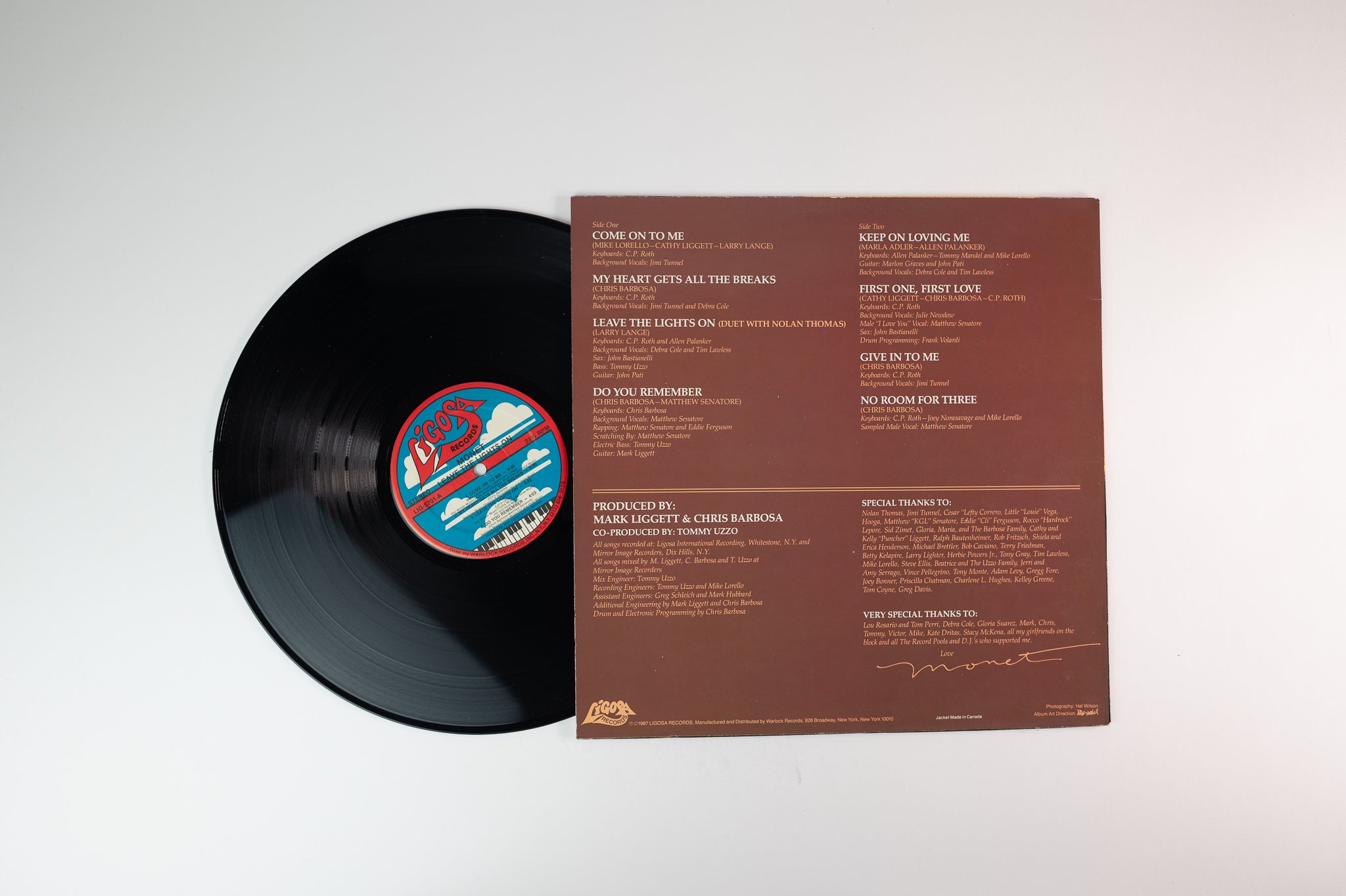 Monet - Leave The Lights On on Ligosa Records