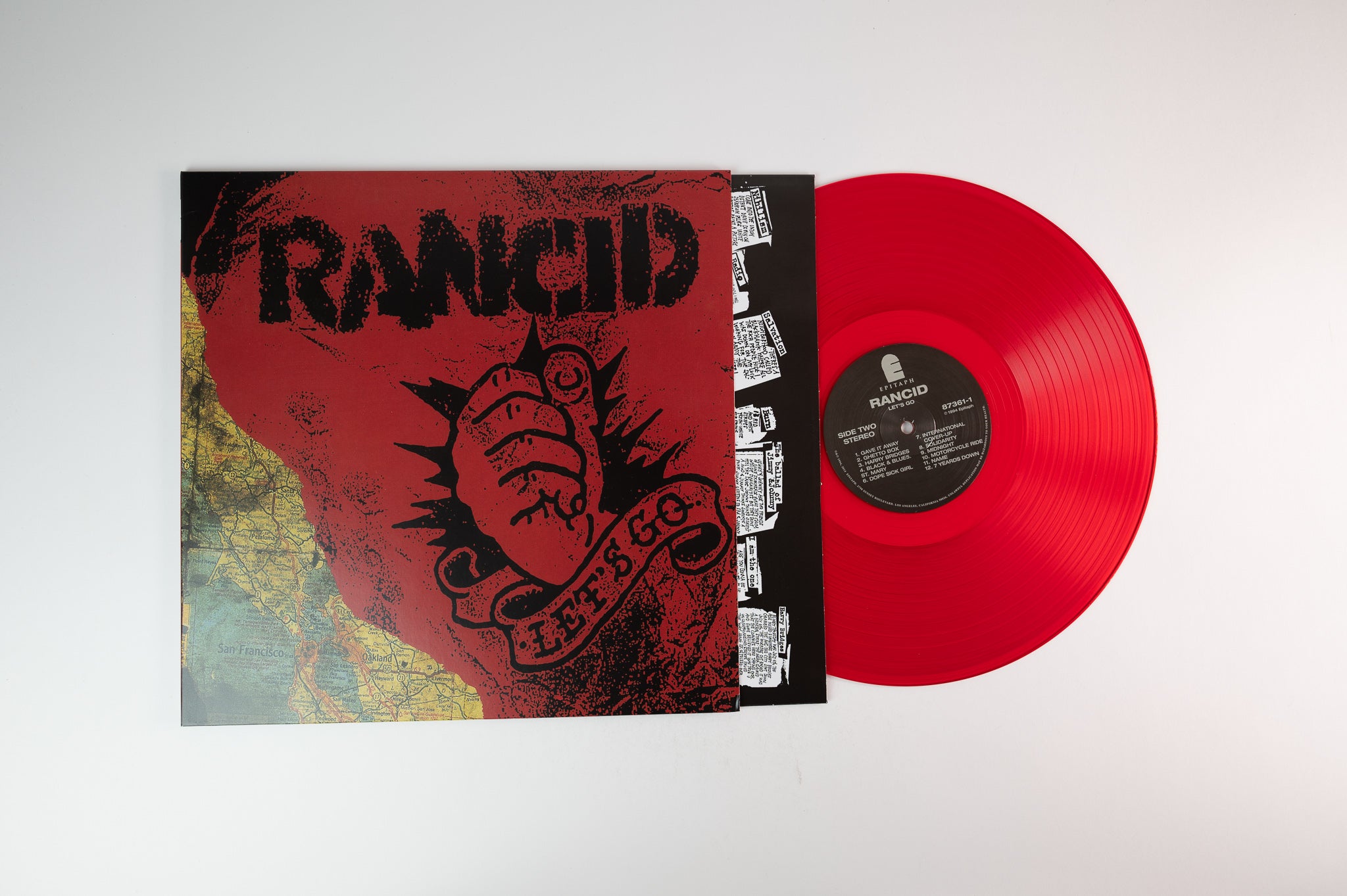 Rancid - Let's Go on Epitaph - Red Vinyl