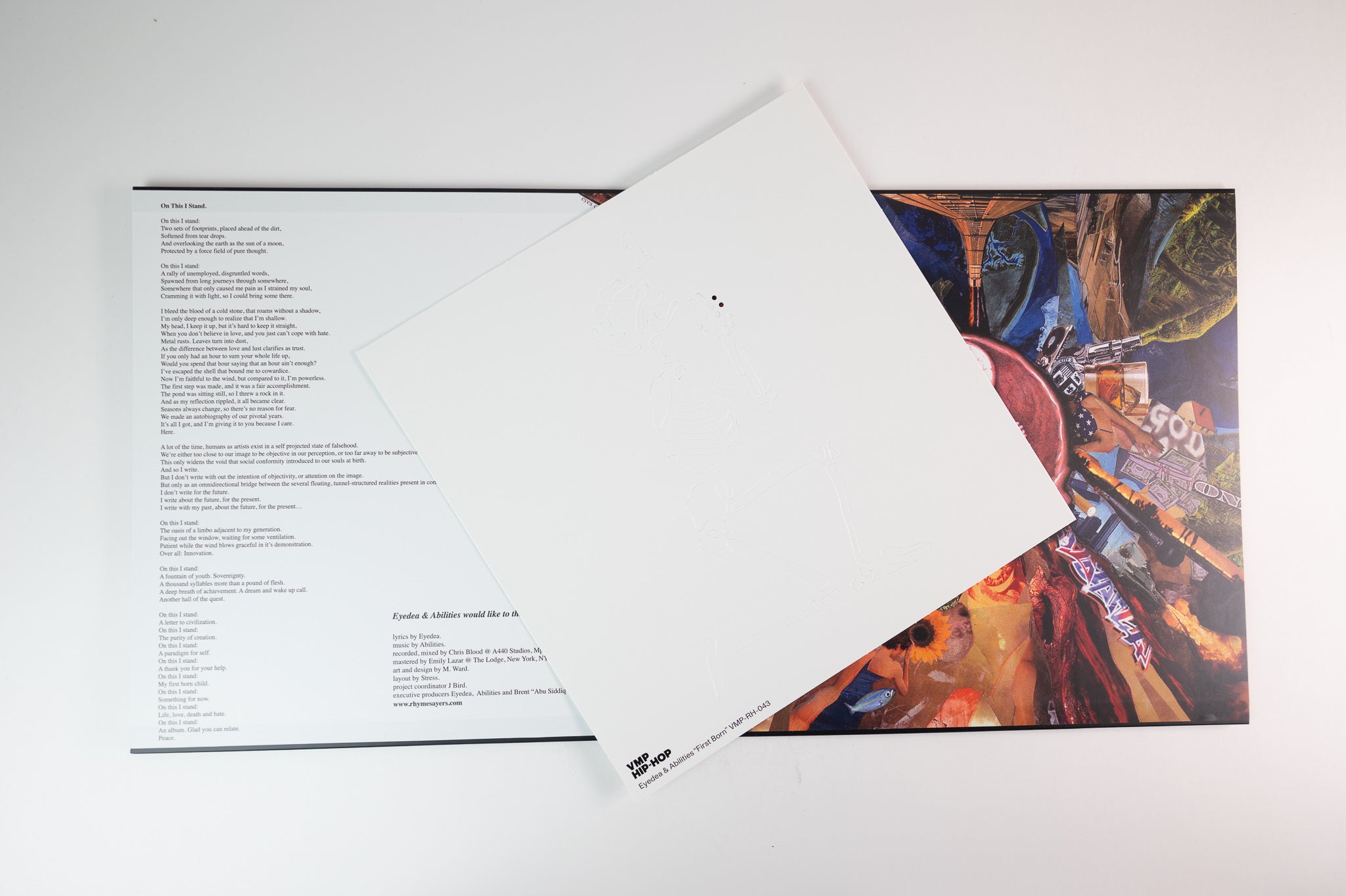 Eyedea & Abilities - First Born on Rhymesayers Entertainment / Vinyl Me, Please - Maroon & Silver Vinyl