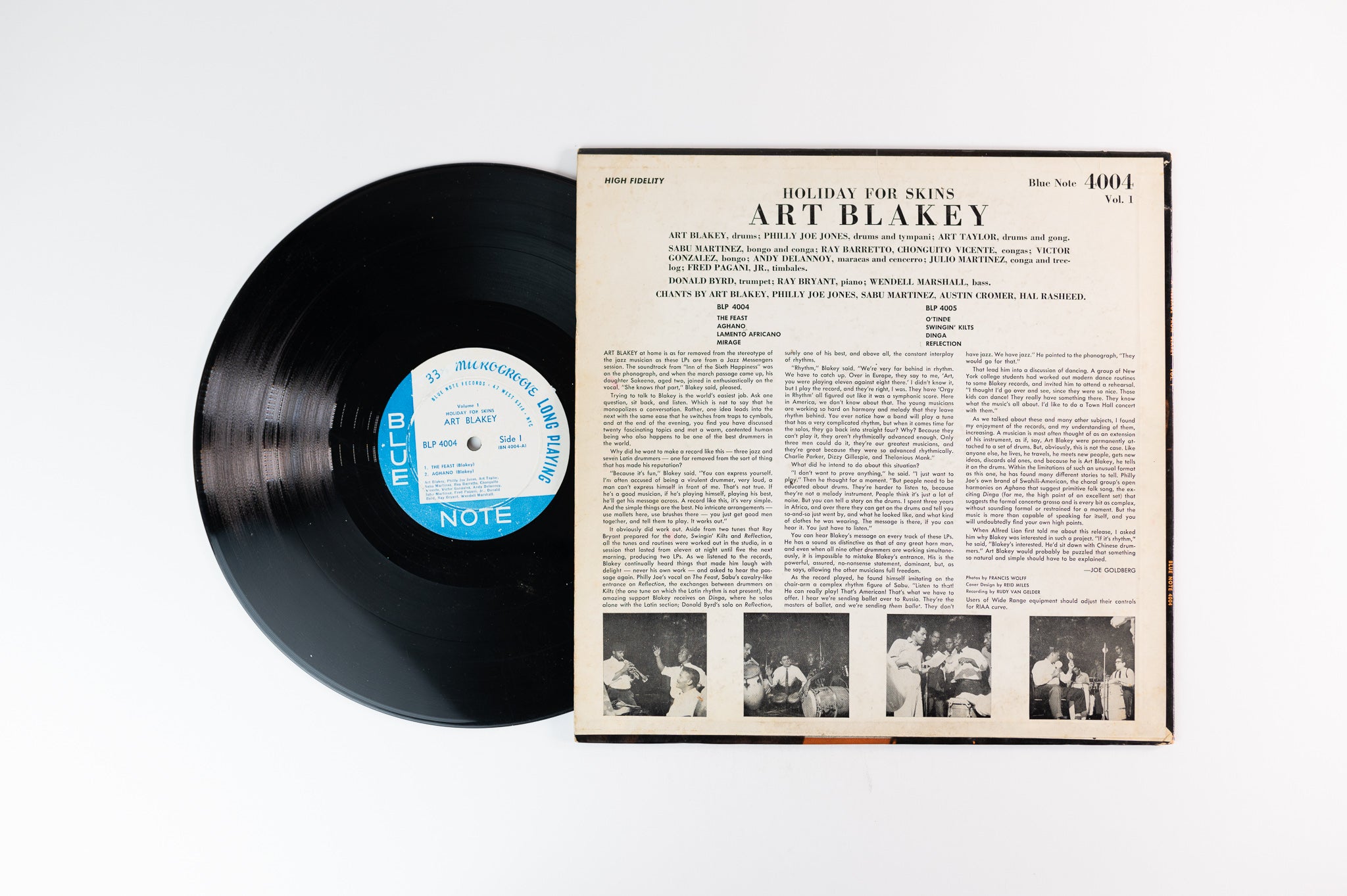 Art Blakey - Holiday For Skins Vol. 1 on Blue Note BLP 4004 W 63rd Deep Groove