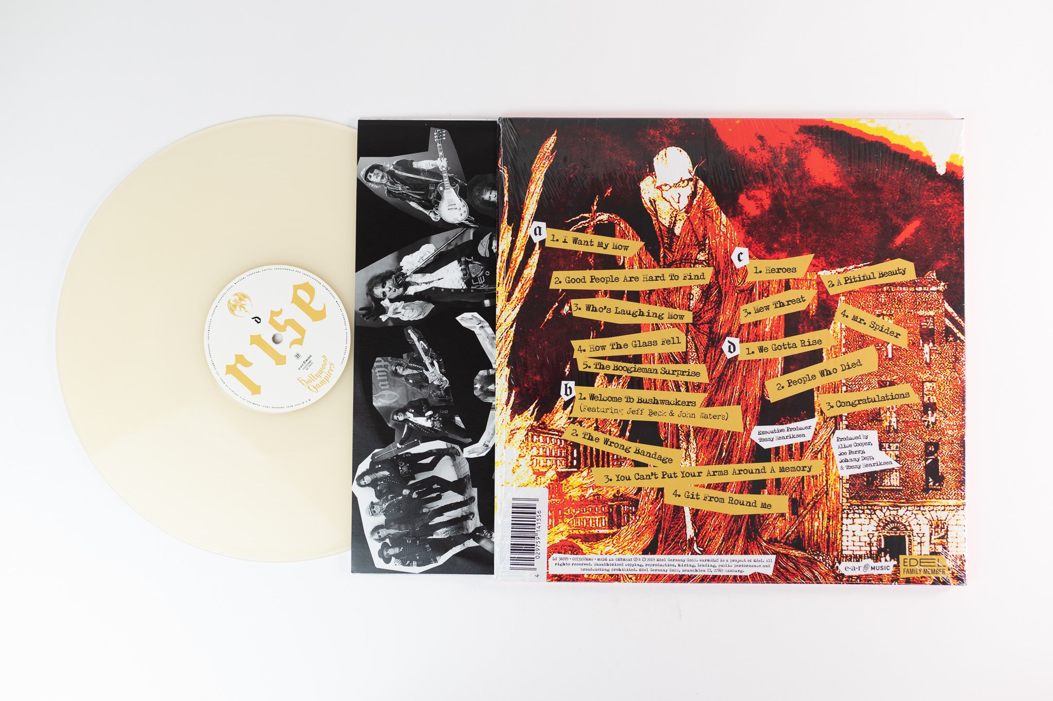 Hollywood Vampires - Rise on Ear Music Ltd Glow in the Dark Vinyl