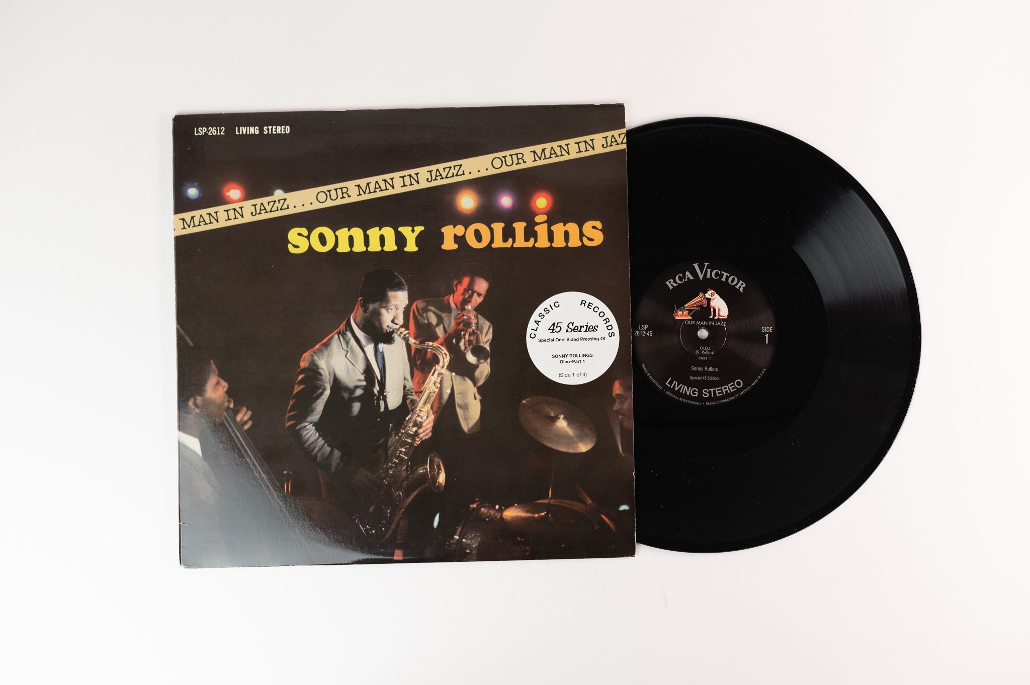 Sonny Rollins - Our Man In Jazz RCA Classic Records 45 Series Reissue One Sided Pressing