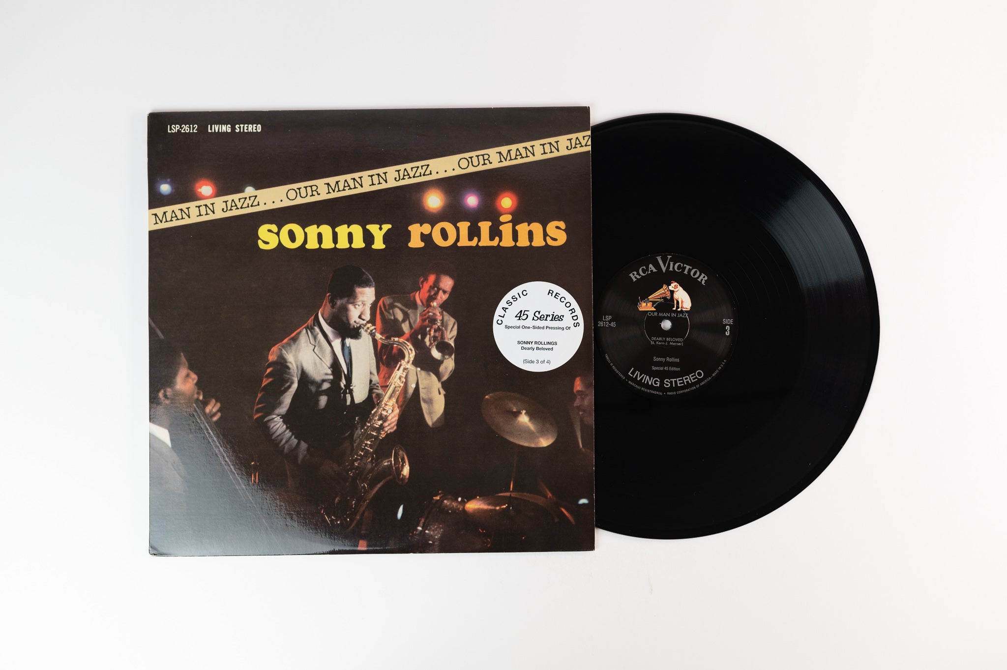 Sonny Rollins - Our Man In Jazz RCA Classic Records 45 Series Reissue One Sided Pressing