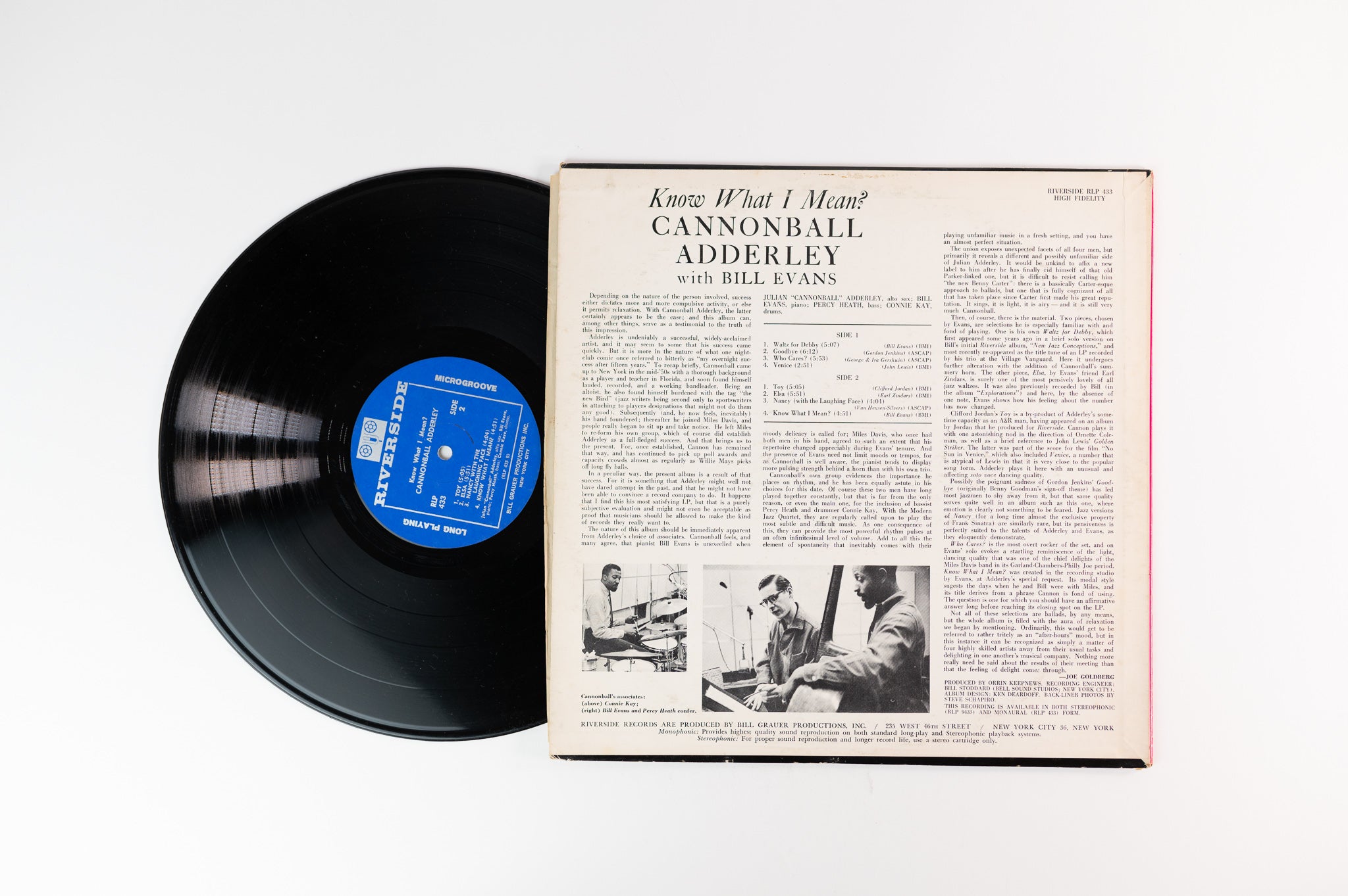 Cannonball Adderley - Know What I Mean? on Riverside Mono Bill Evans