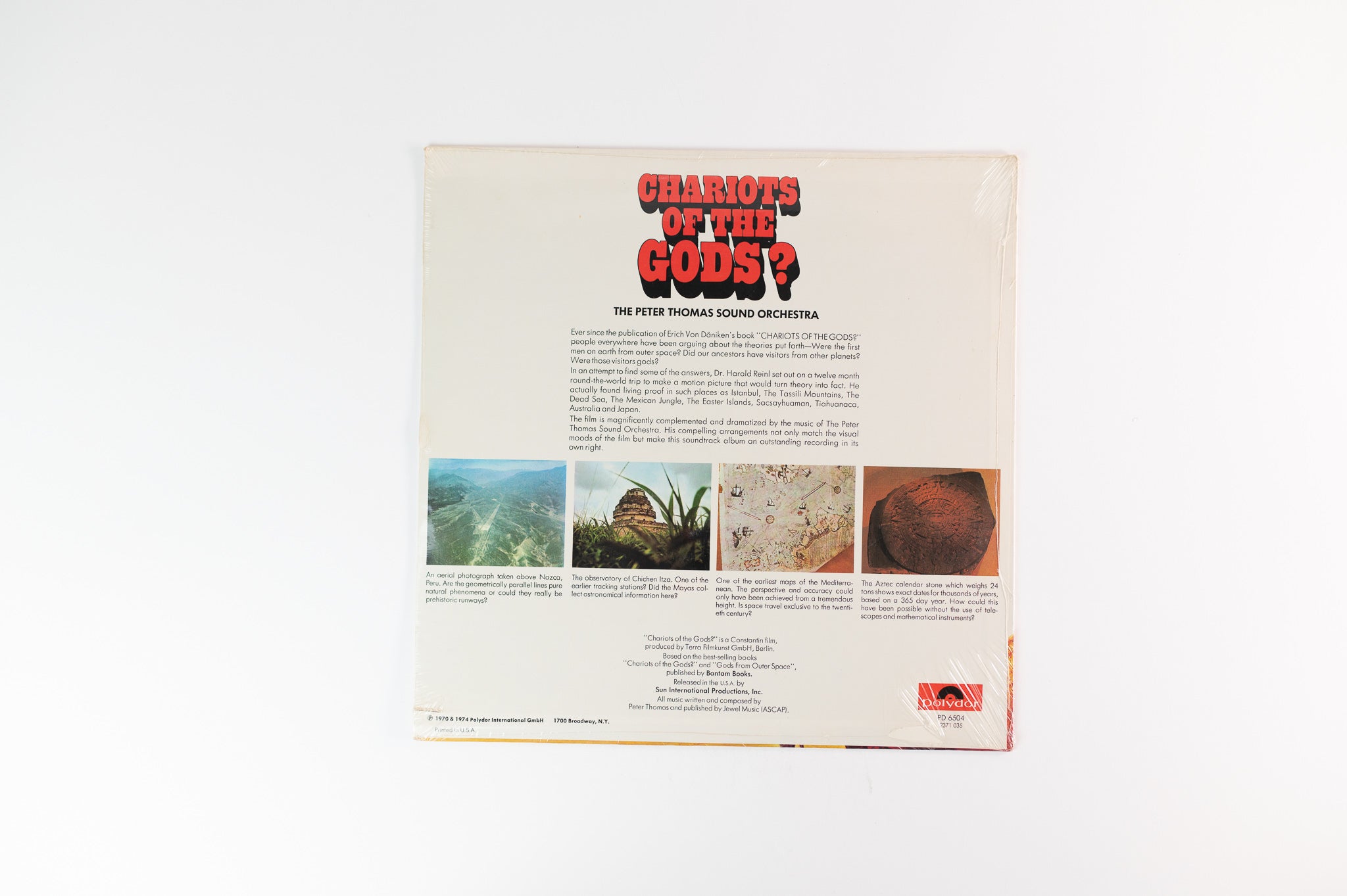 Peter Thomas Sound Orchestra - Chariots Of The Gods? Soundtrack on Polydor Sealed