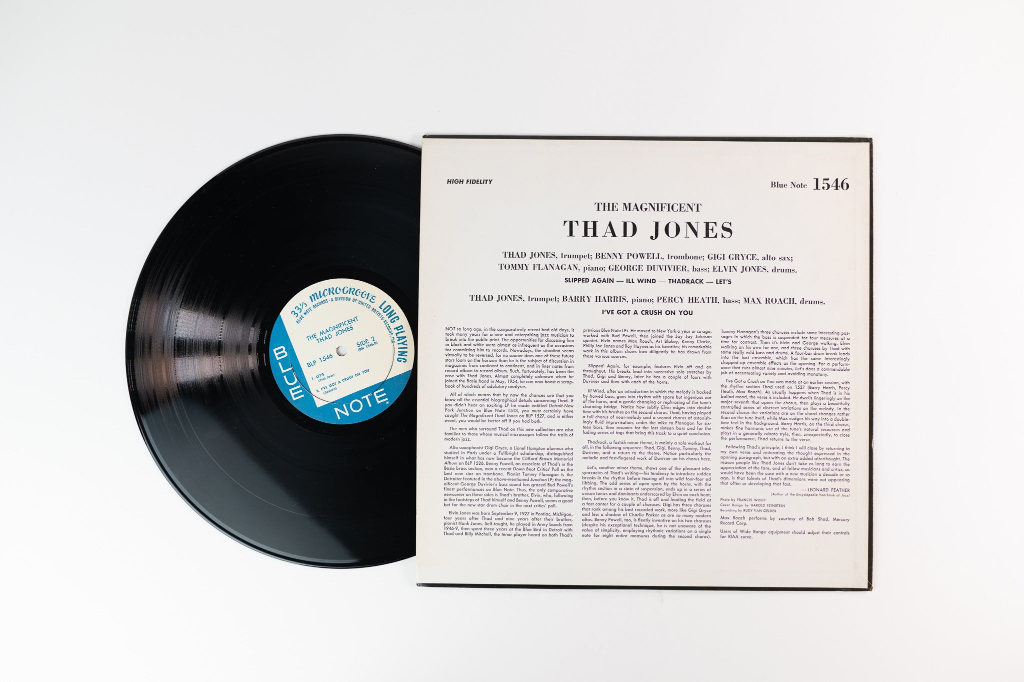 Thad Jones - The Magnificent Thad Jones (Vol. 3) on Blue Note BLP 1546 Mono UA Reissue