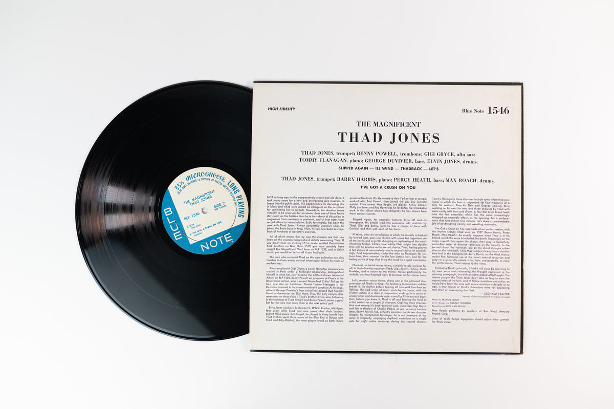 Thad Jones - The Magnificent Thad Jones (Vol. 3) on Blue Note BLP 1546 Mono  UA Reissue