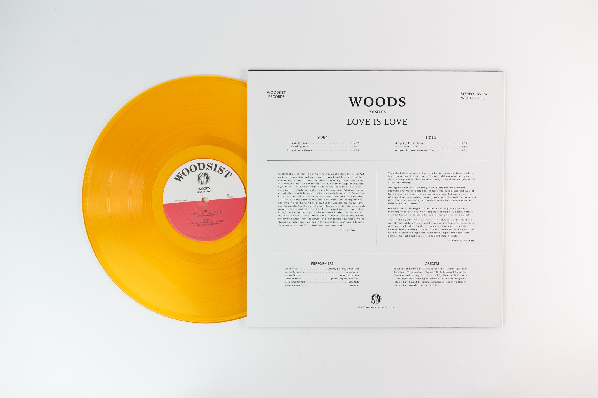 Woods - Love Is Love on Woodsist Limited Gold Vinyl