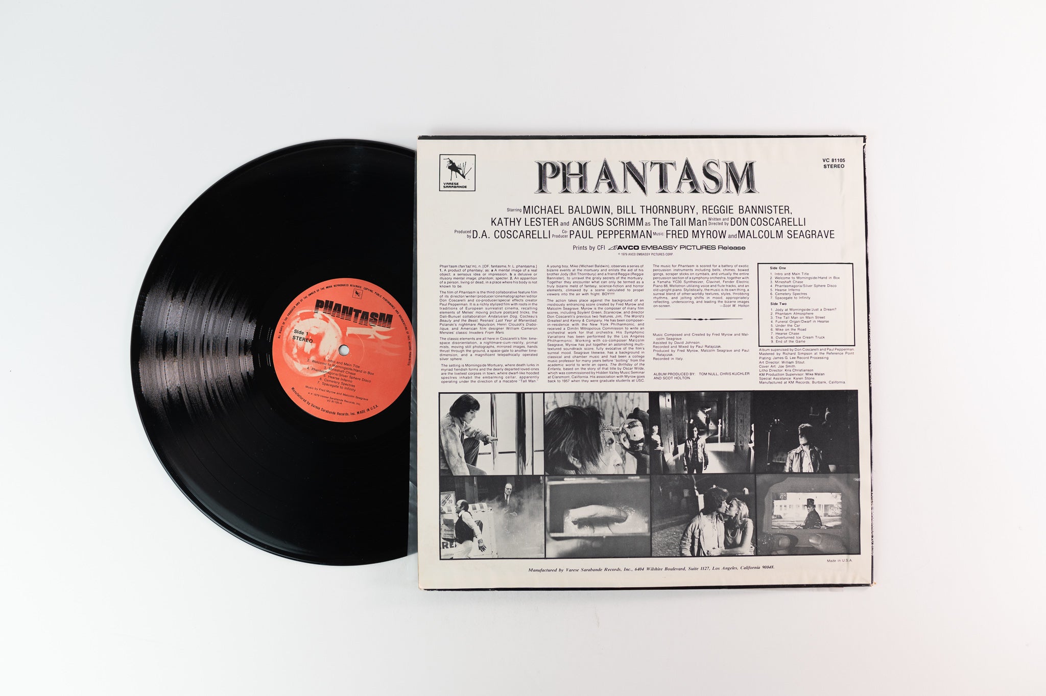 Fred Myrow - Phantasm (Original Motion Picture Soundtrack) on Varese Sarabande