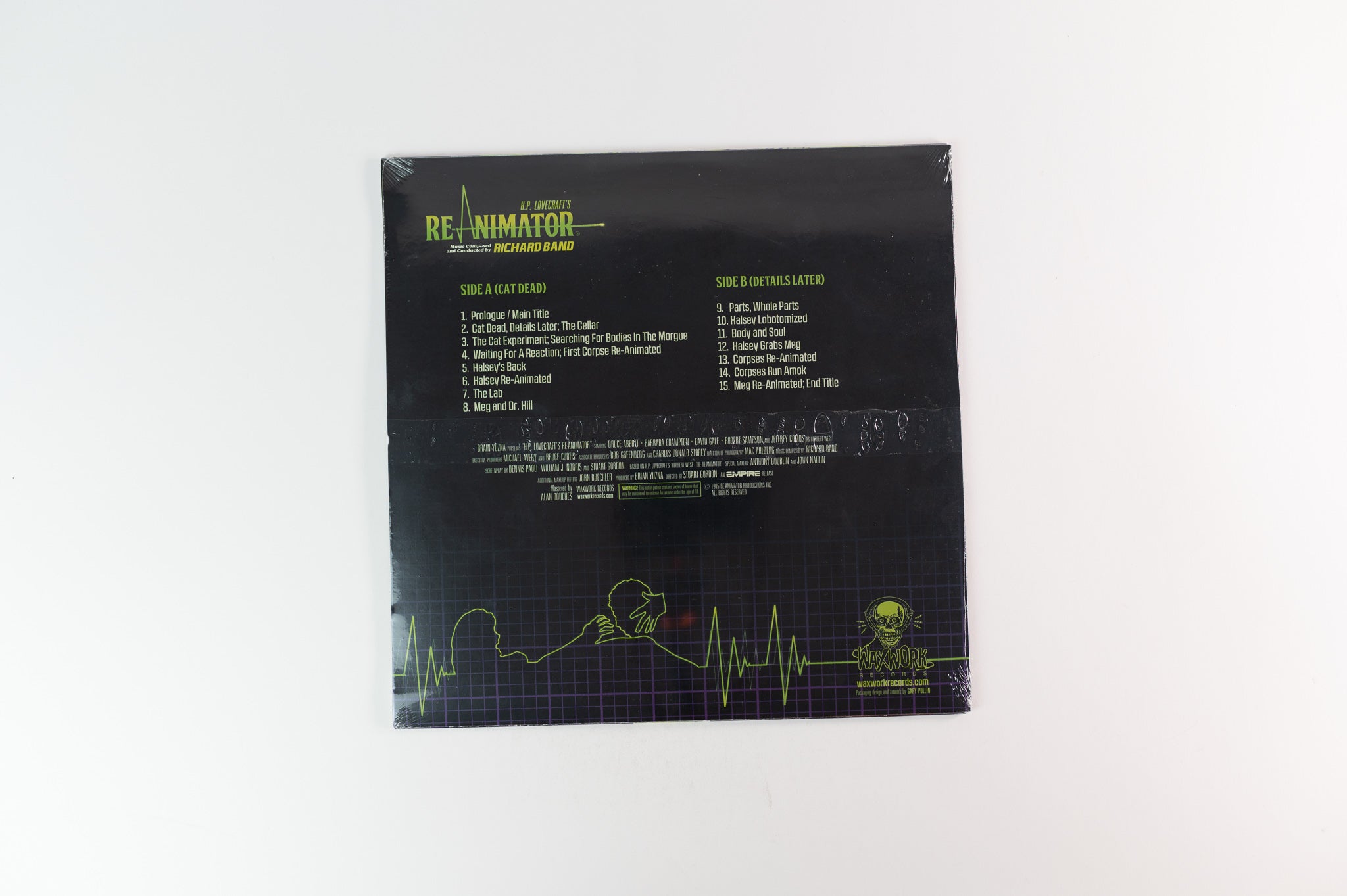 Richard Band - H.P. Lovecraft's Re-Animator on Waxwork Colored Vinyl Sealed