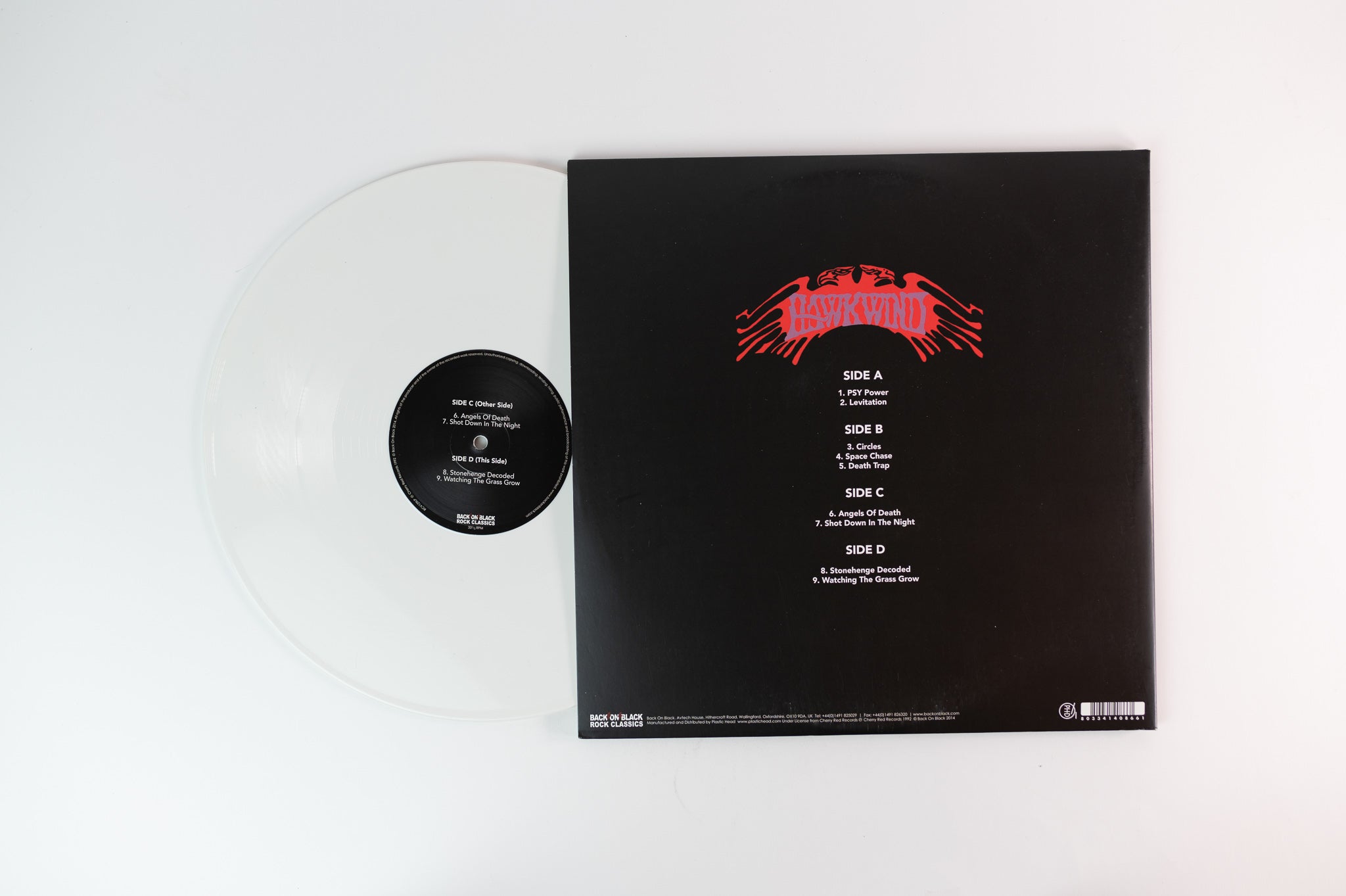 Hawkwind - This Is Hawkwind Do Not Panic on Back on Black Limited White Vinyl UK Reissue