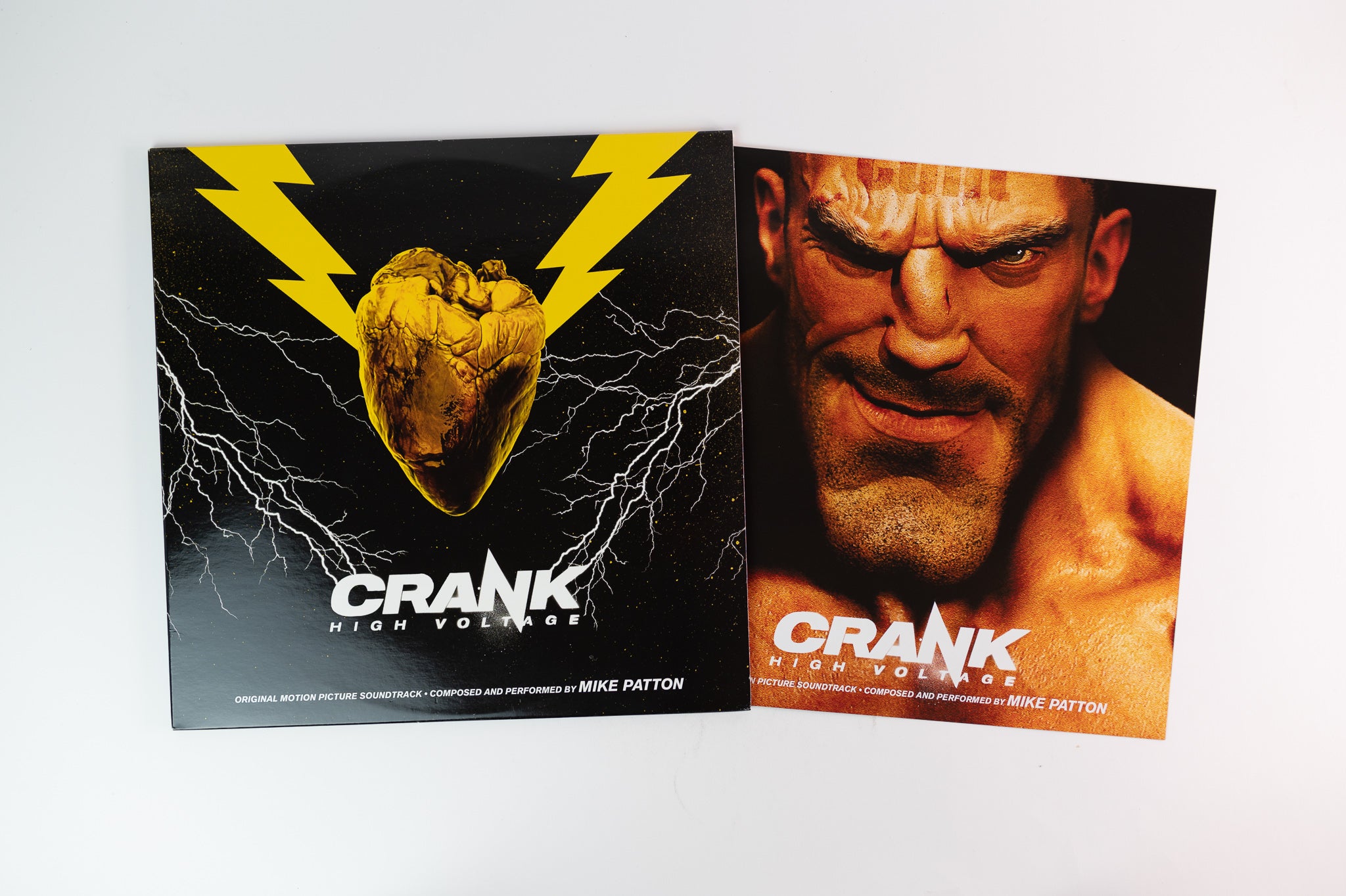 Mike Patton - Crank: High Voltage (Original Motion Picture Soundtrack) on Enjoy the Ride Limited Half Black Half Clear with Yellow Splatter