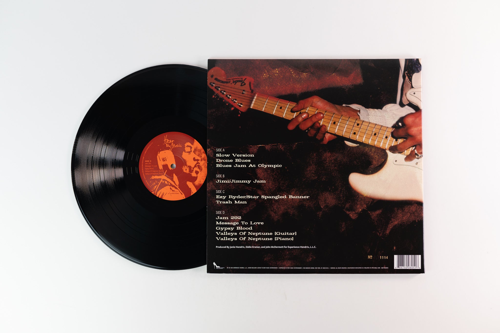 Jimi Hendrix - Hear My Music on Dagger Records Ltd Numbered RSD Black Friday 2014