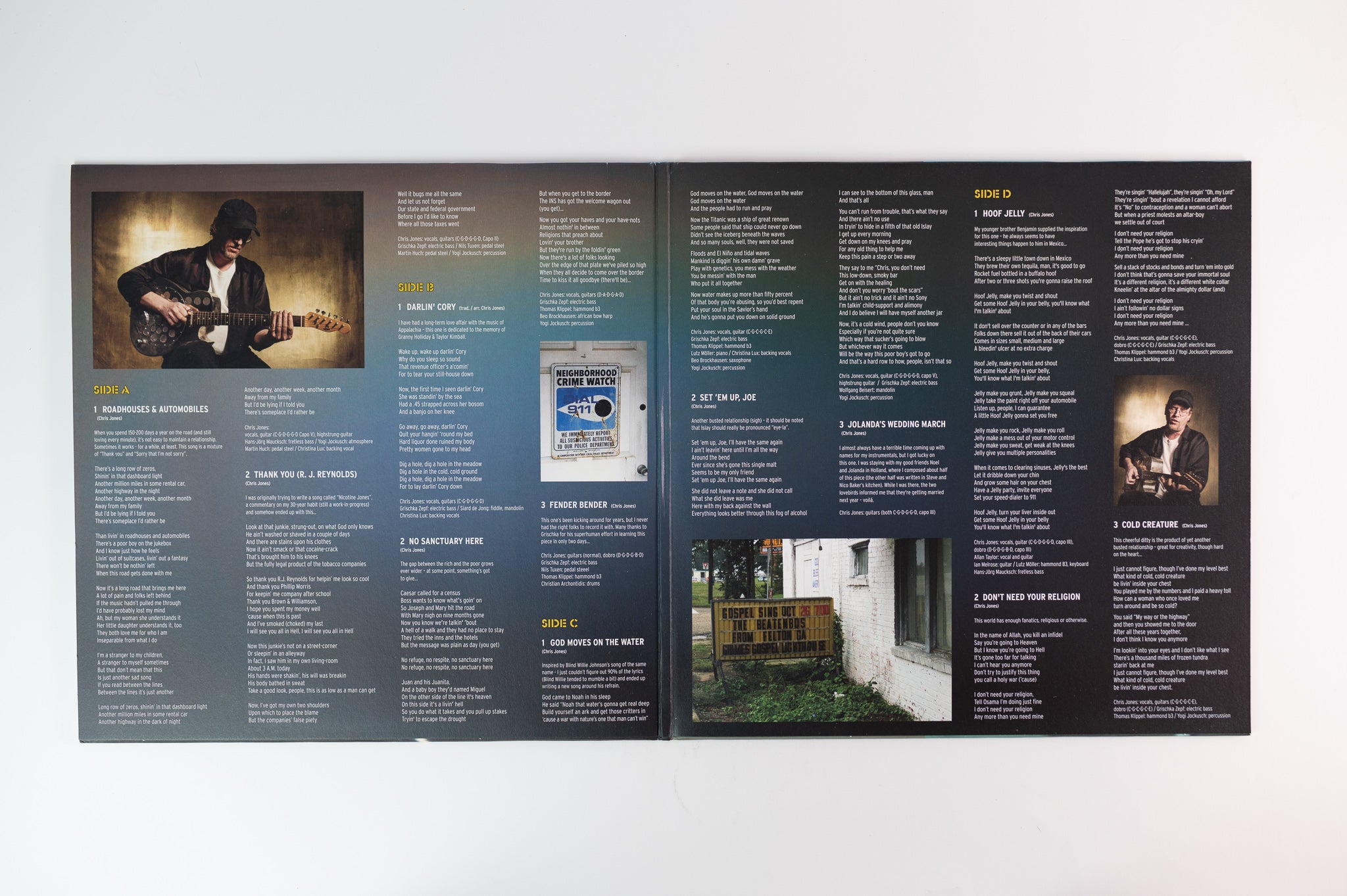 Chris Jones - Roadhouses & Automobiles on Stockfish German Pressing 180 Gram