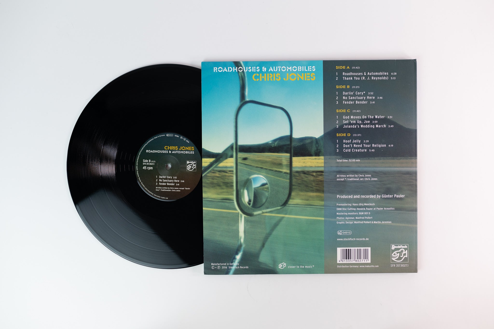 Chris Jones - Roadhouses & Automobiles on Stockfish German Pressing 180 Gram