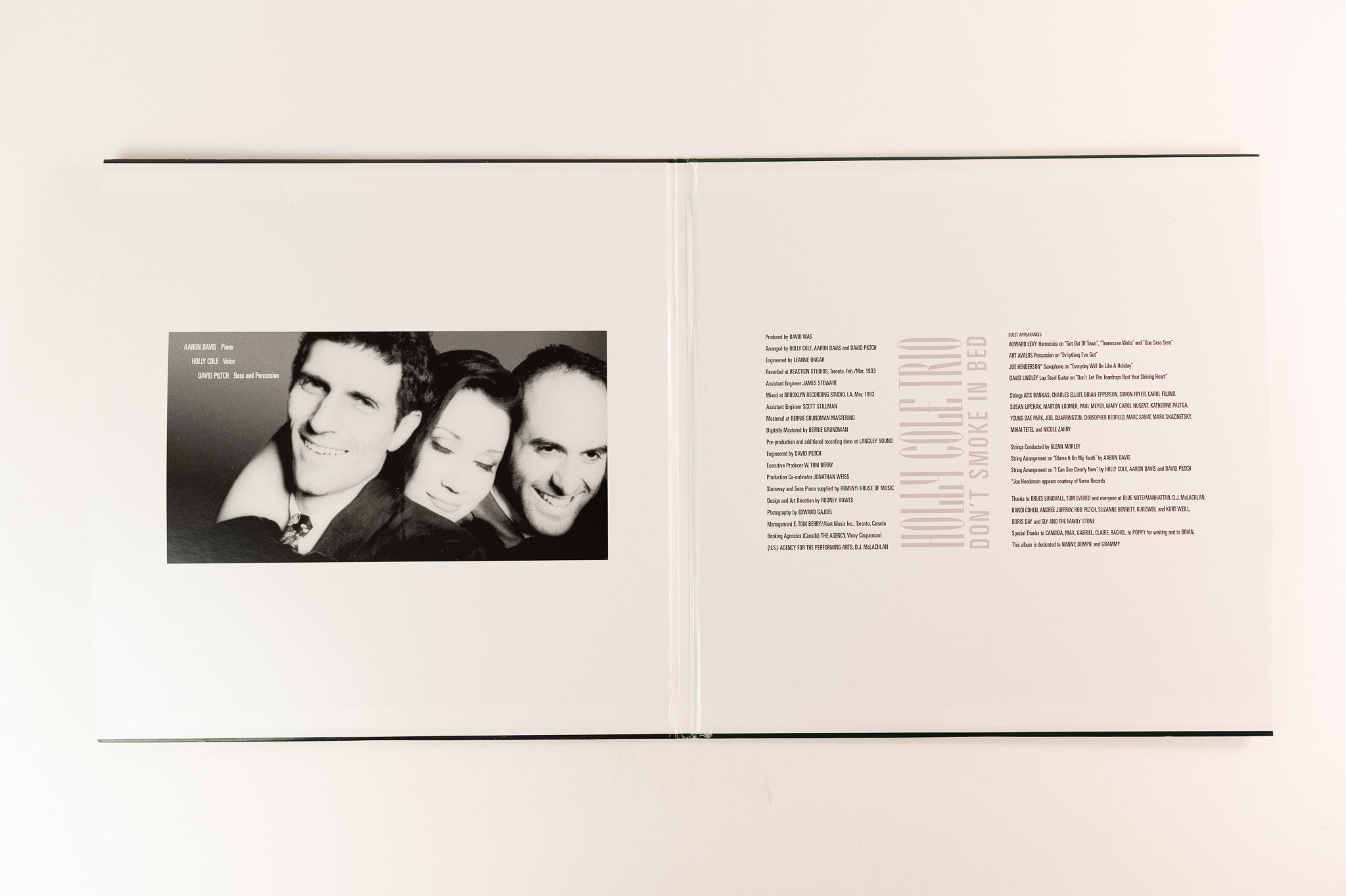 Holly Cole Trio - Don't Smoke In Bed on Analogue Productions Reissue