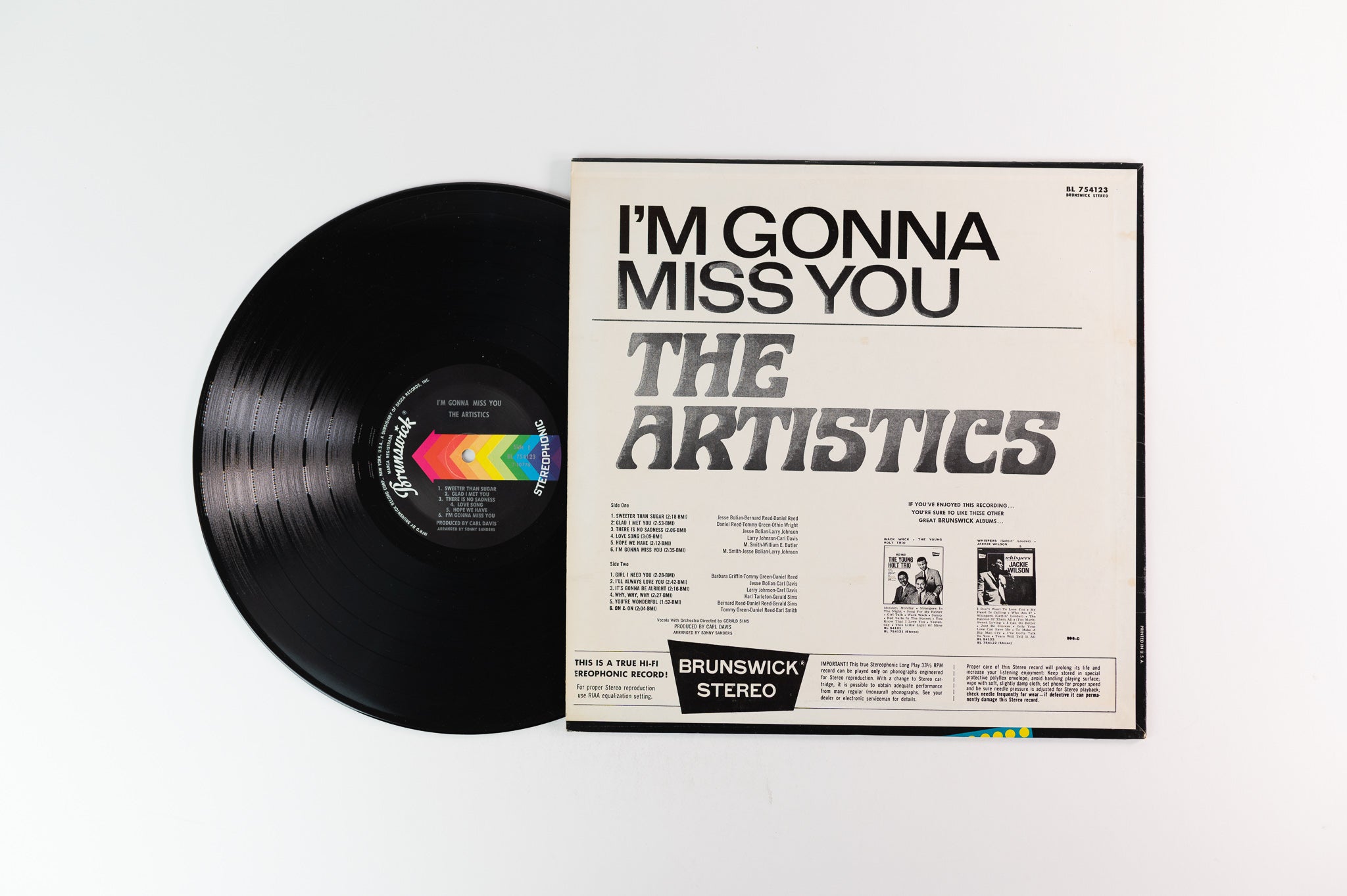 The Artistics - I'm Gonna Miss You on Brunswick