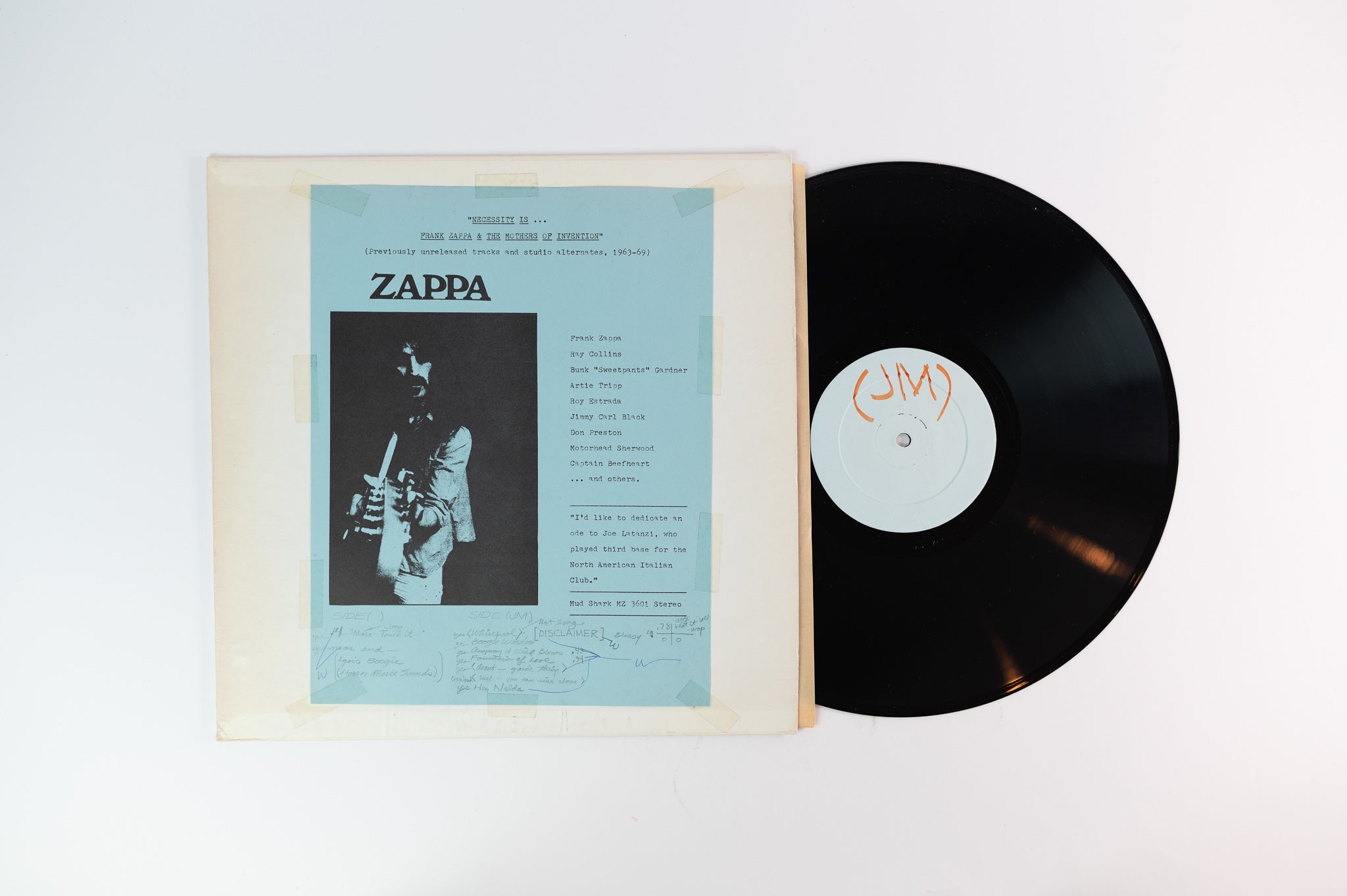 Frank Zappa & The Mothers Of Invention - Necessity Is... on Mud Shark Unofficial Release