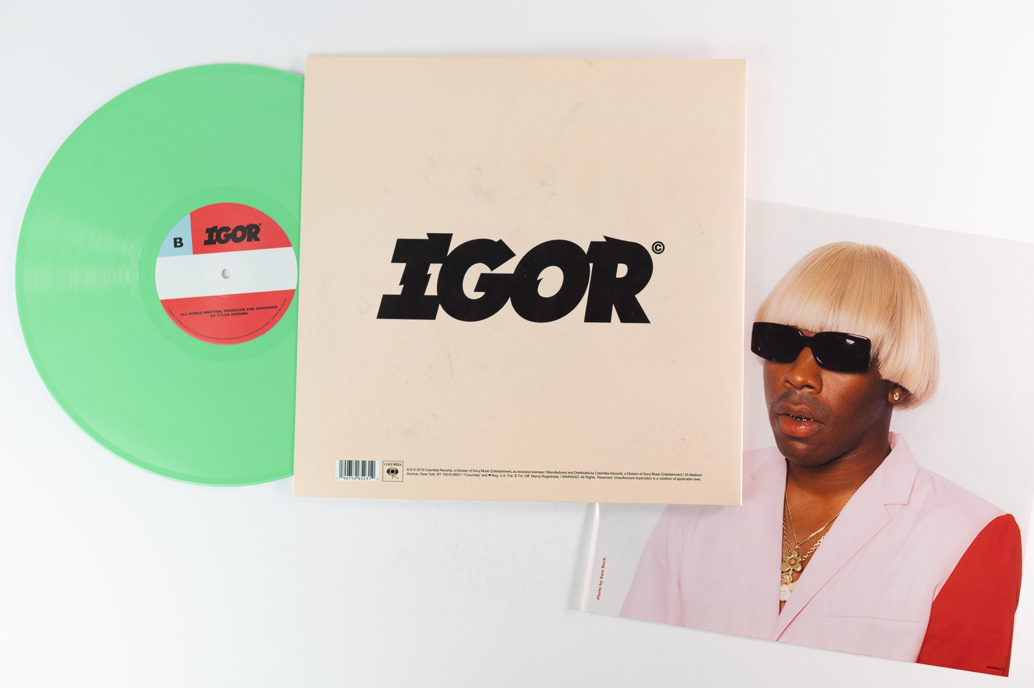 Tyler, The Creator - Igor on Columbia Alternate Cover Mint Colored Vinyl
