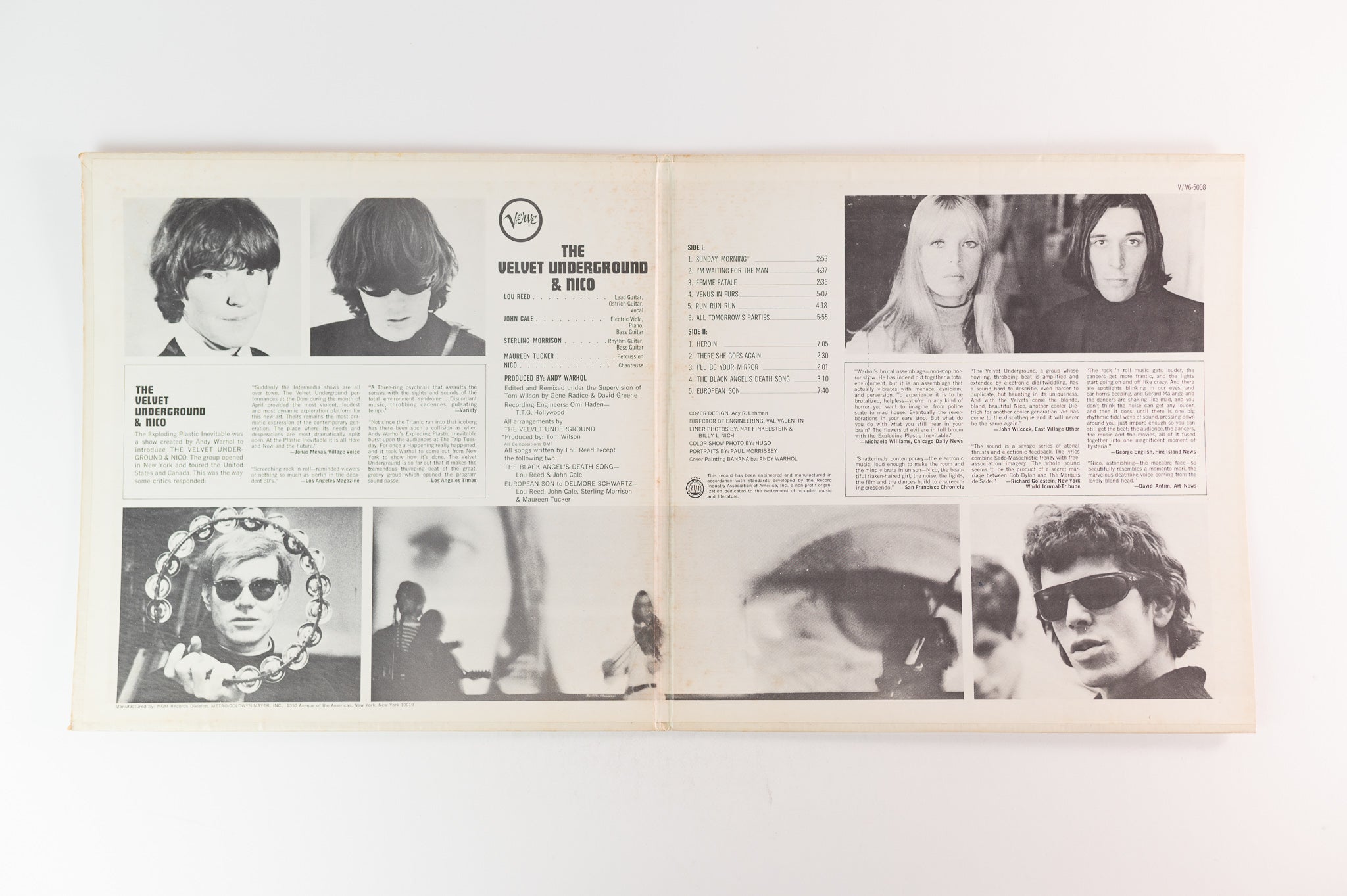 The Velvet Underground - The Velvet Underground & Nico on Verve Mono Promo Torso Cover