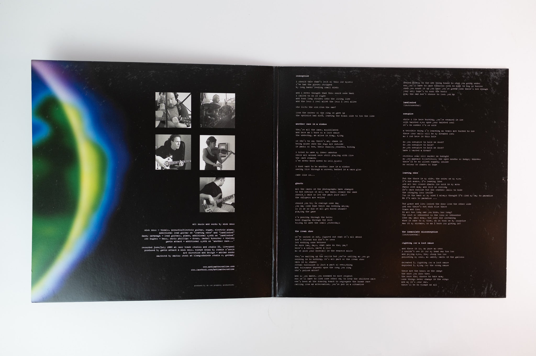 Antimatter - Leaving Eden on Prophecy Limited German Pressing