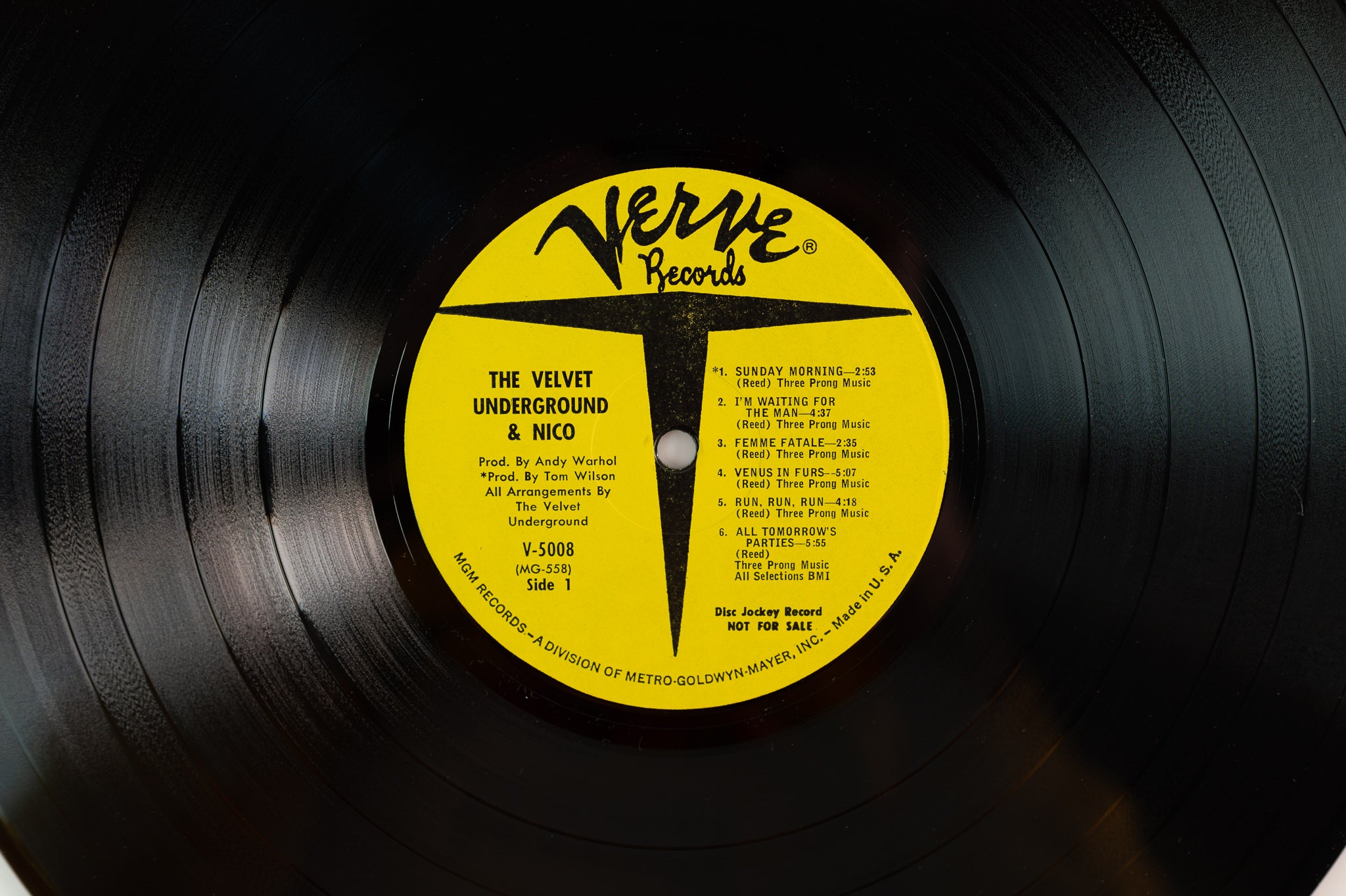 The Velvet Underground - The Velvet Underground & Nico on Verve Mono Promo Torso Cover