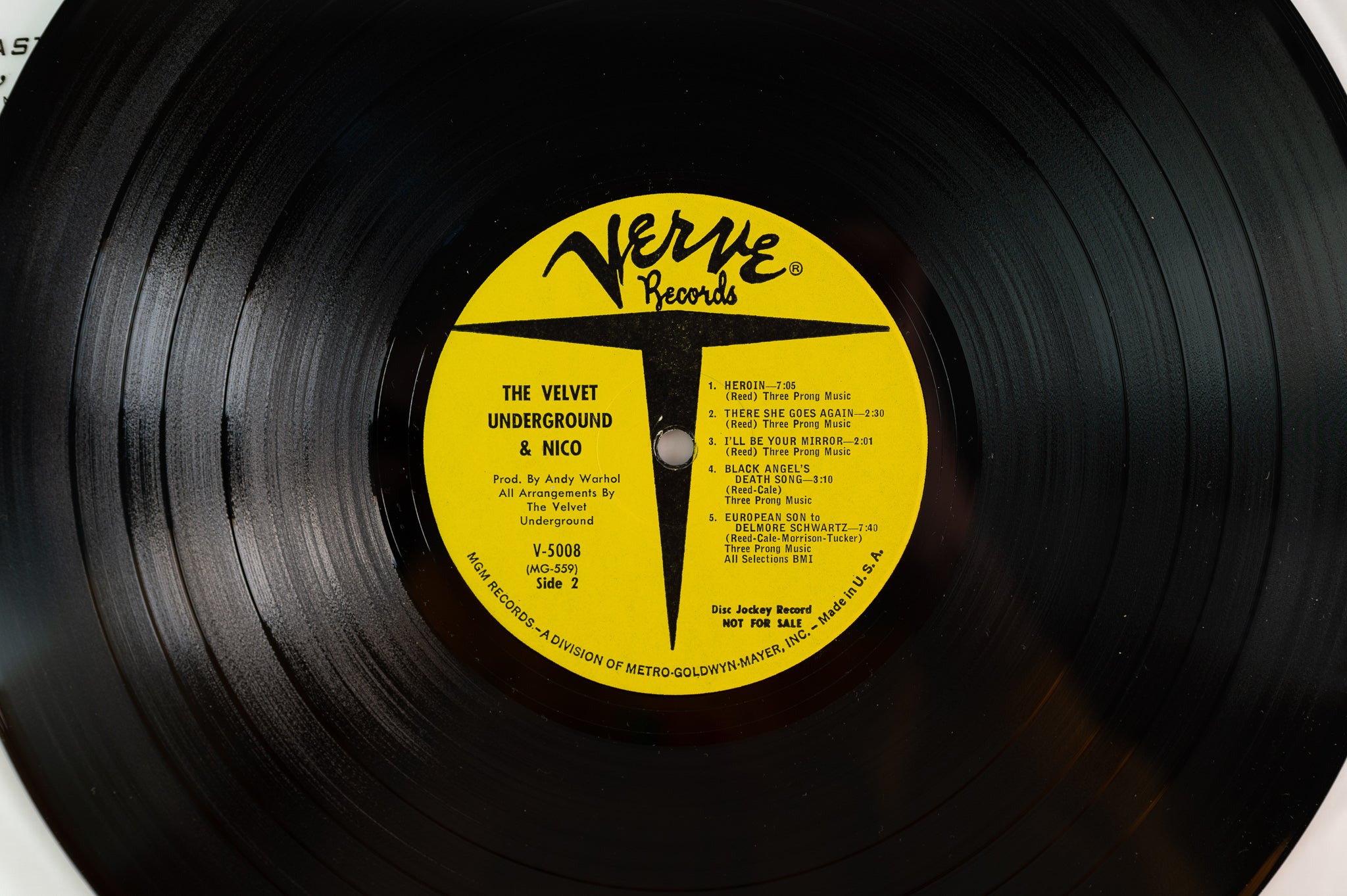 The Velvet Underground - The Velvet Underground & Nico on Verve Mono Promo Torso Cover