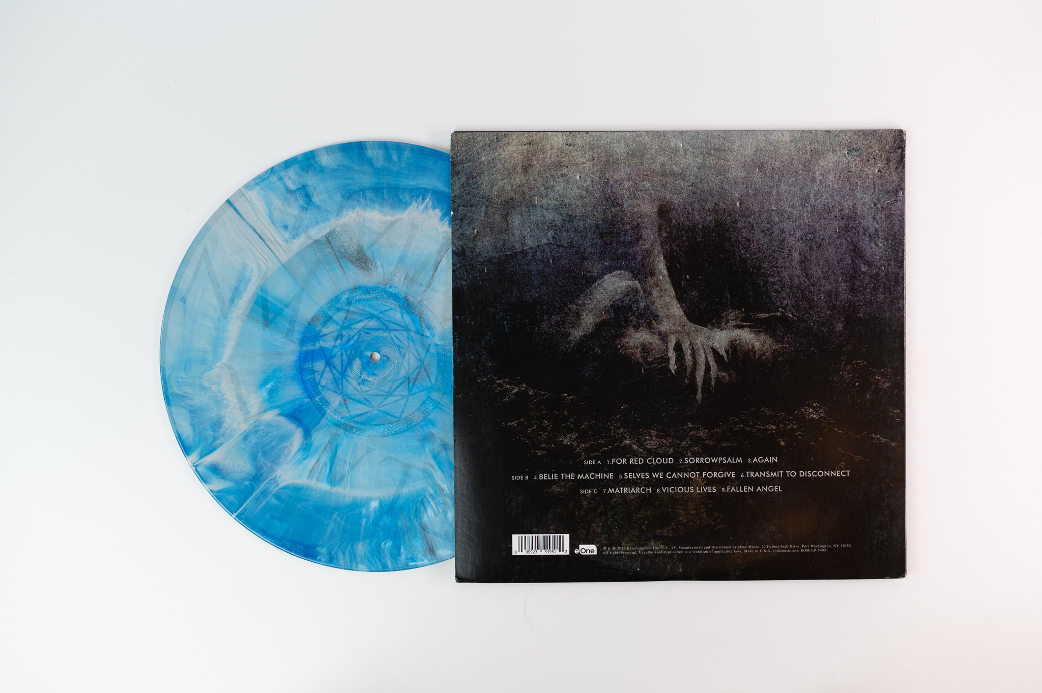 Black Crown Initiate - Selves We Cannot Forgive on eOne Music Blue White Splatter