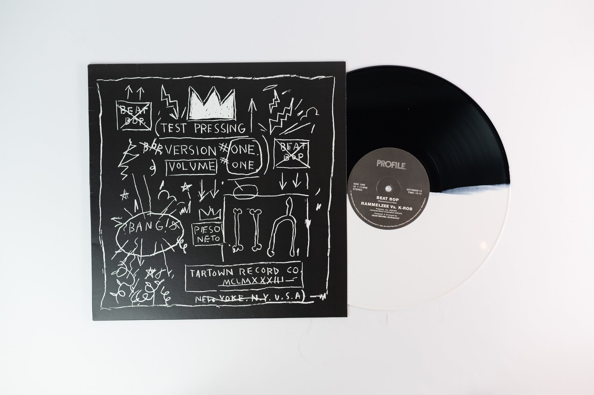 Rammellzee Vs. K-Rob - Beat Bop on Get on Down LImited Reissue Black & White Split RSD 2014