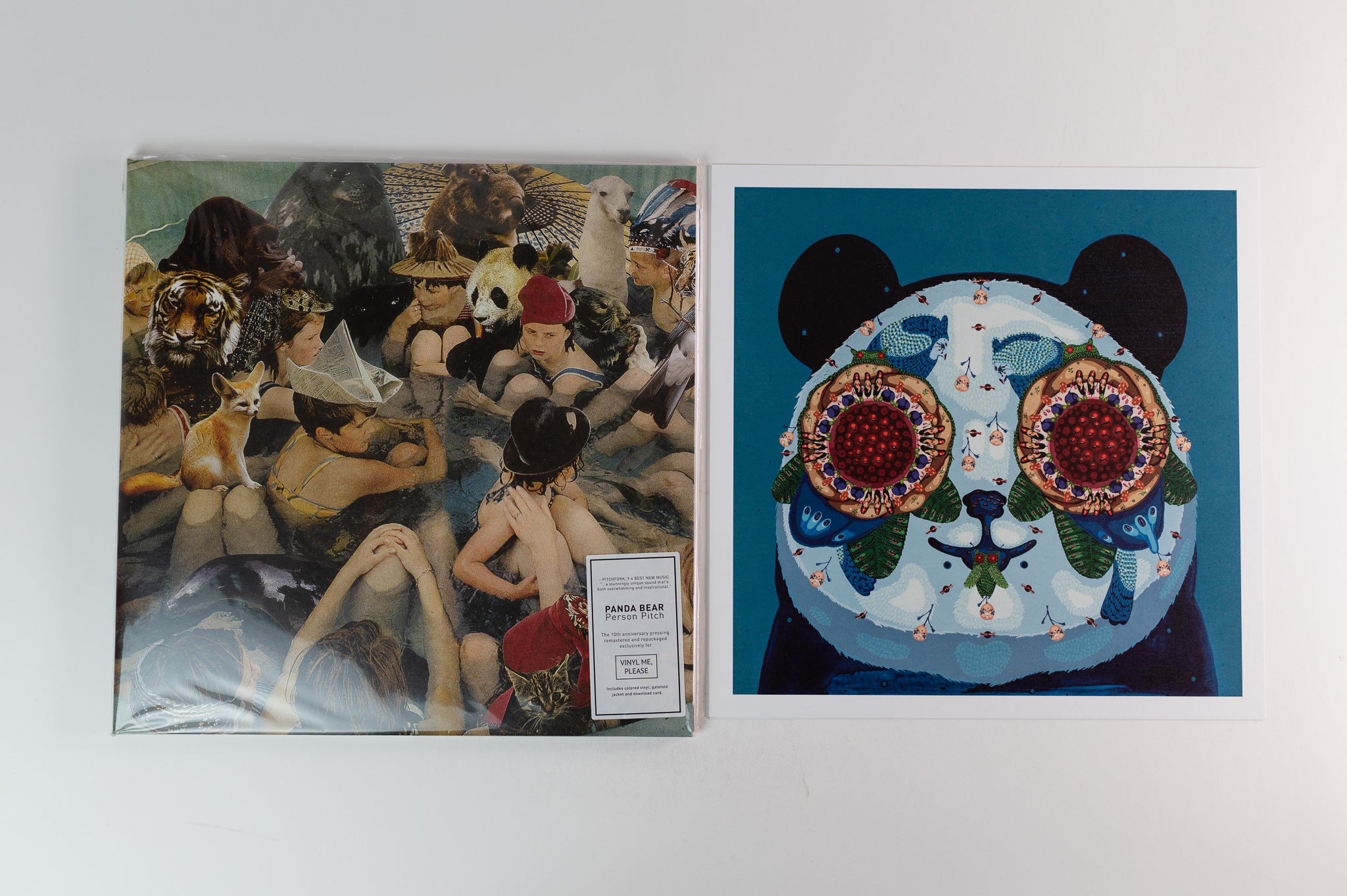 Panda Bear - Person Pitch on My Animal Home Vinyl Me Please Blue / White Reissue