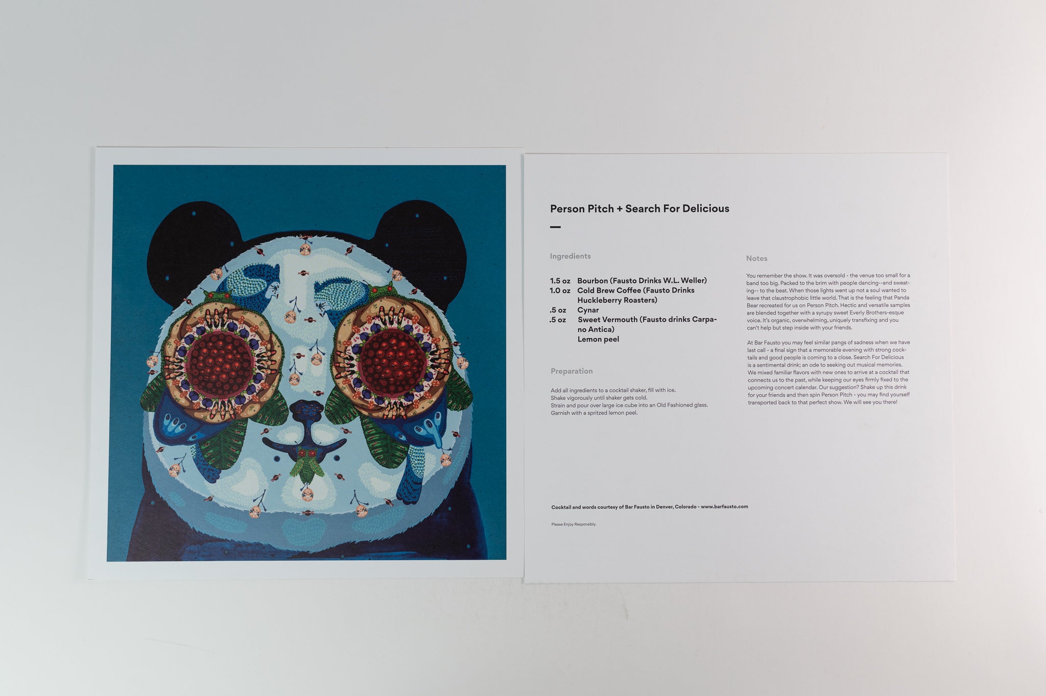 Panda Bear - Person Pitch on My Animal Home Vinyl Me Please Blue / White Reissue