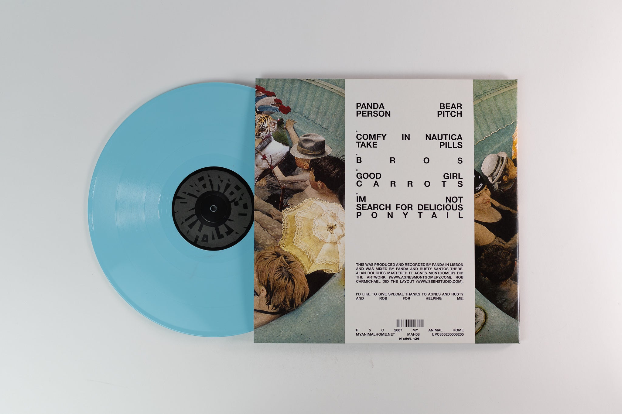 Panda Bear - Person Pitch on My Animal Home Vinyl Me Please Blue / White Reissue