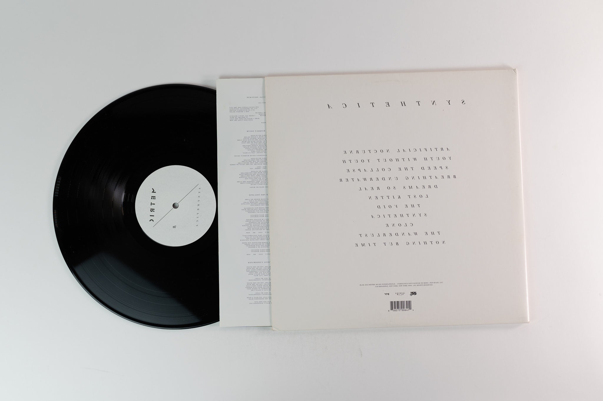 Metric - Synthetica on Metric Music International / Mom + Pop