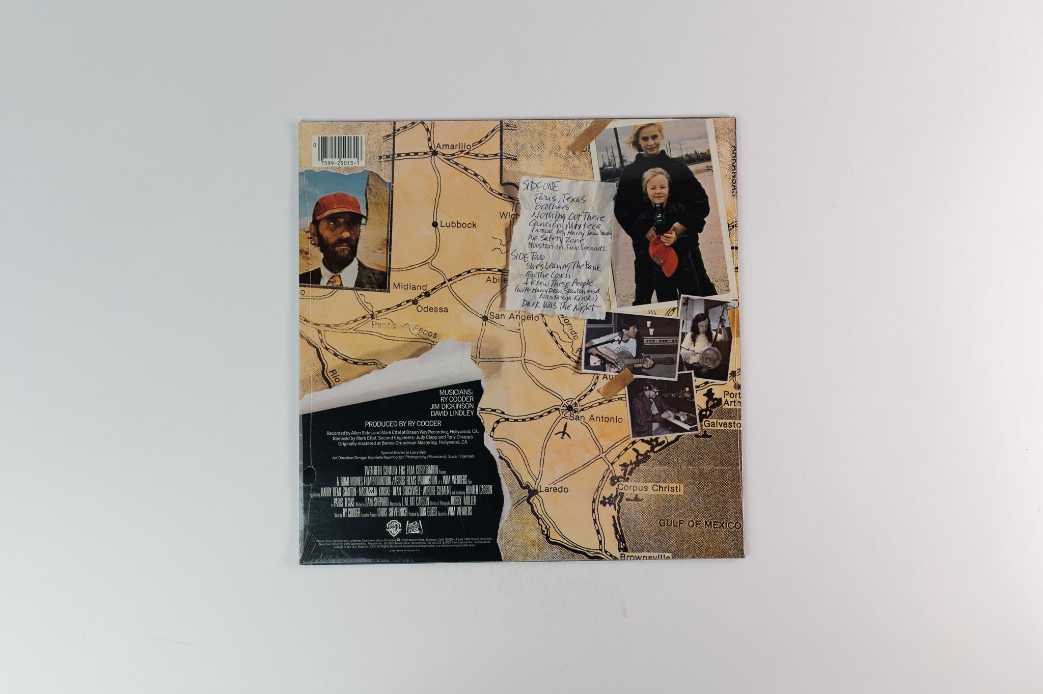 Ry Cooder - Paris, Texas (Original Motion Picture Soundtrack) on Warner Bros Sealed