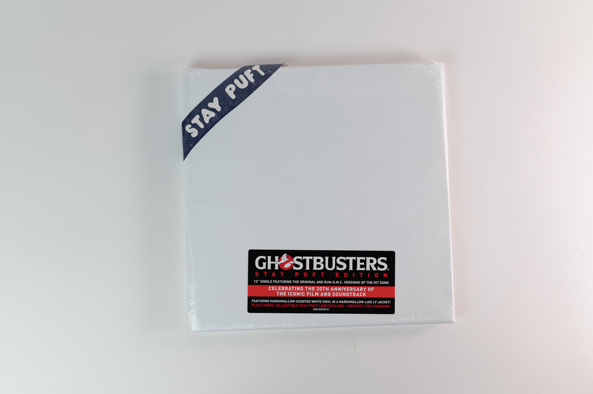 Ray Parker Jr. - Ghostbusters (Stay Puft Edition) on Legacy White Marshmallow Scented Vinyl