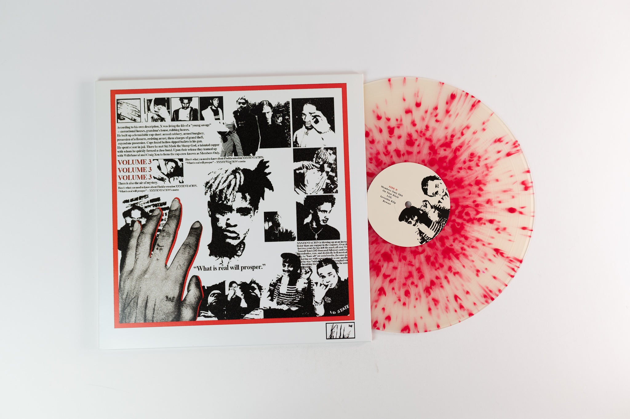 Members Only - Members Only, Vol 3 on Empire Ltd Milky Clear w/ Red & Black Splatter
