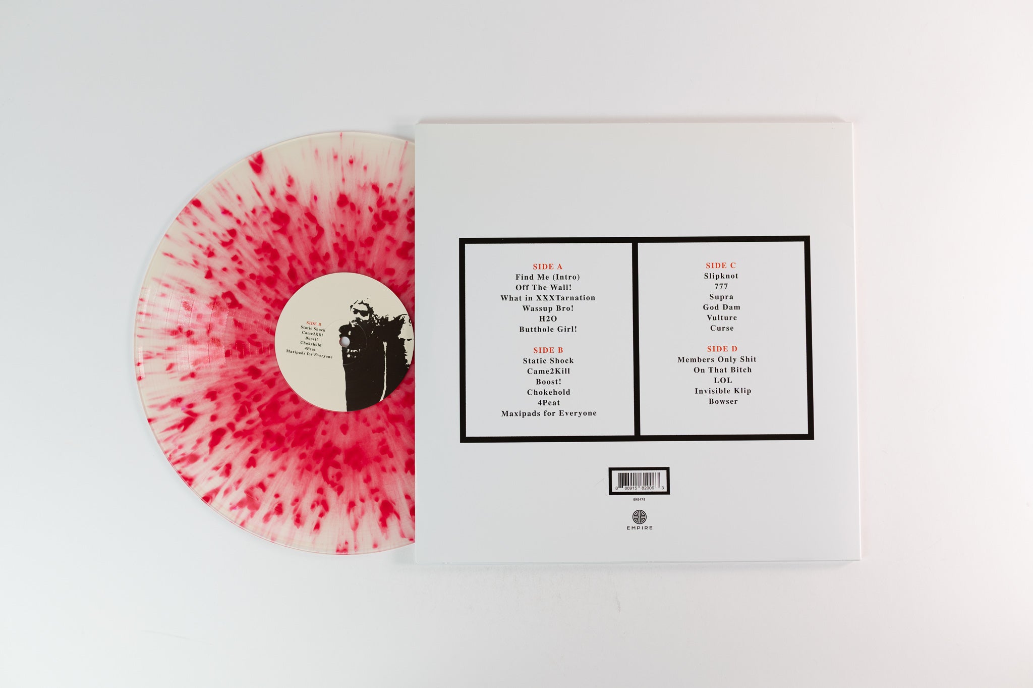 Members Only - Members Only, Vol 3 on Empire Ltd Milky Clear w/ Red & Black Splatter