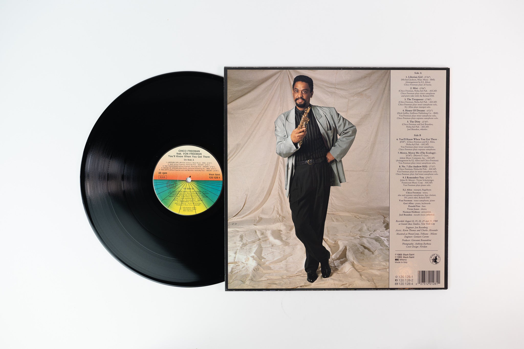 Chico Freeman - You'll Know When You Get There on Black Saint Italian Pressing