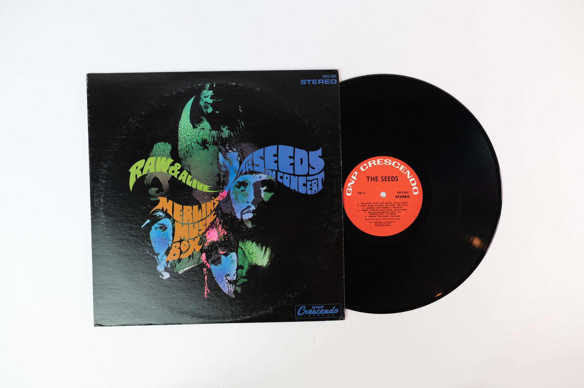 The Seeds - Raw & Alive In Concert At Merlin's Music Box on GNP Crescendo Stereo