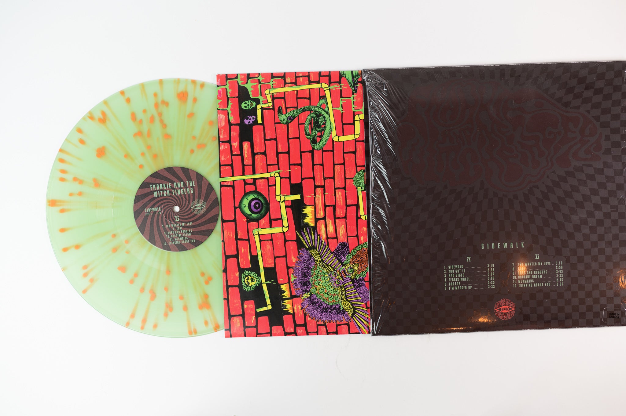 Frankie And The Witch Fingers - Sidewalk on Greenway Limited RSD 2020 Mermaid Fizz Splatter