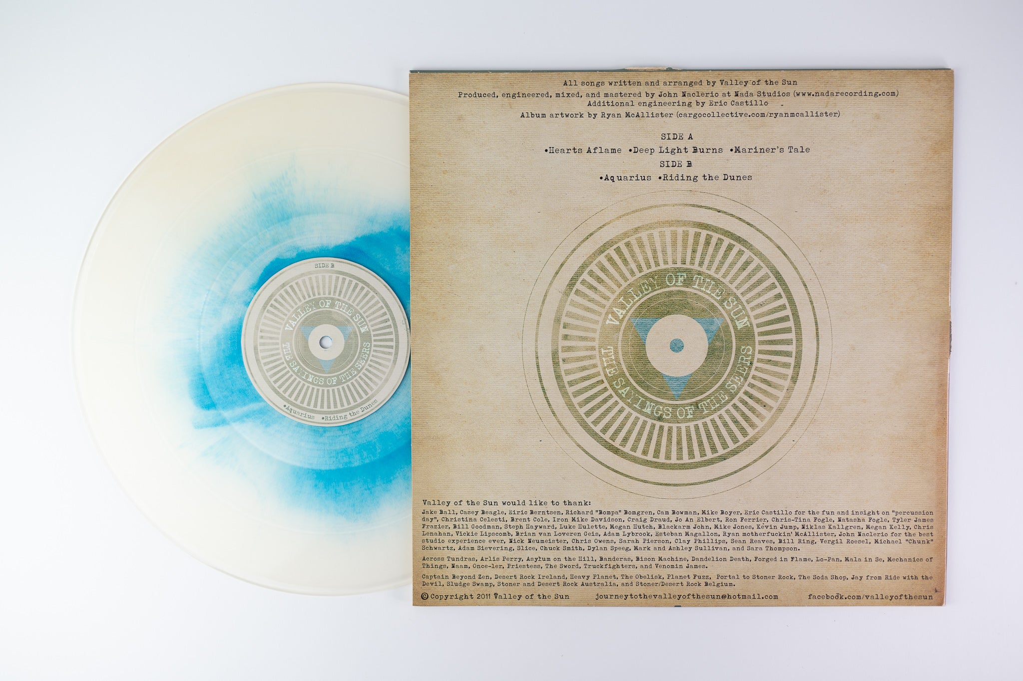 Valley Of The Sun - Sayings Of The Seers Blue & White Vinyl