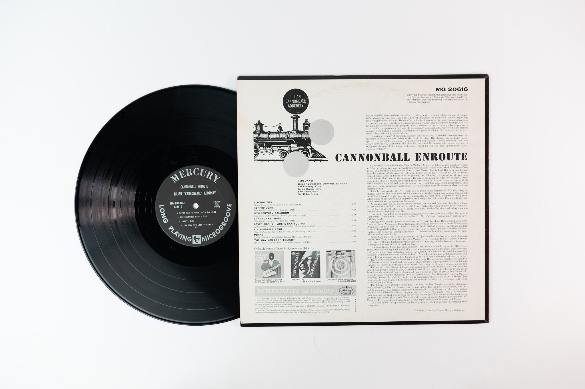 Cannonball Adderley - Cannonball Enroute on Mercury MG 20616 Mono
